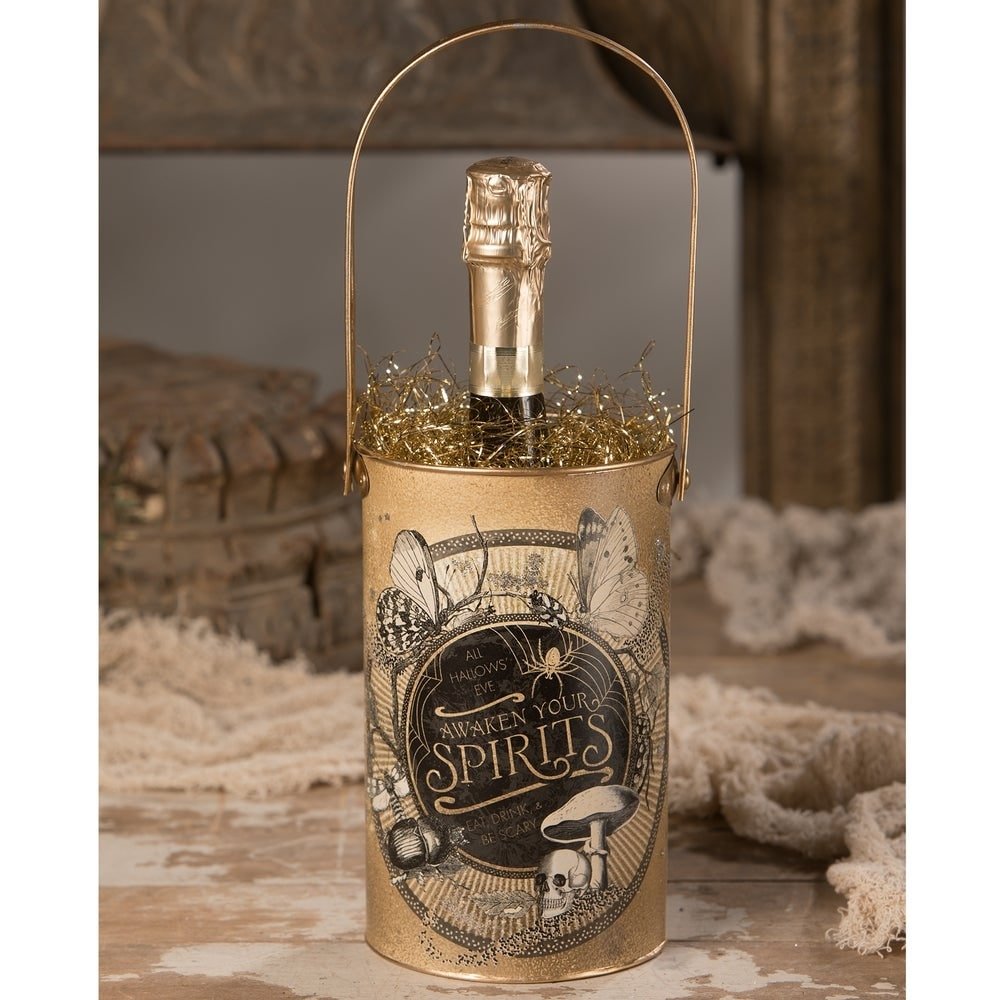All Hallows' Eve Wine Bucket by Bethany Lowe Designs by Quirks! at Shirley Shoppe