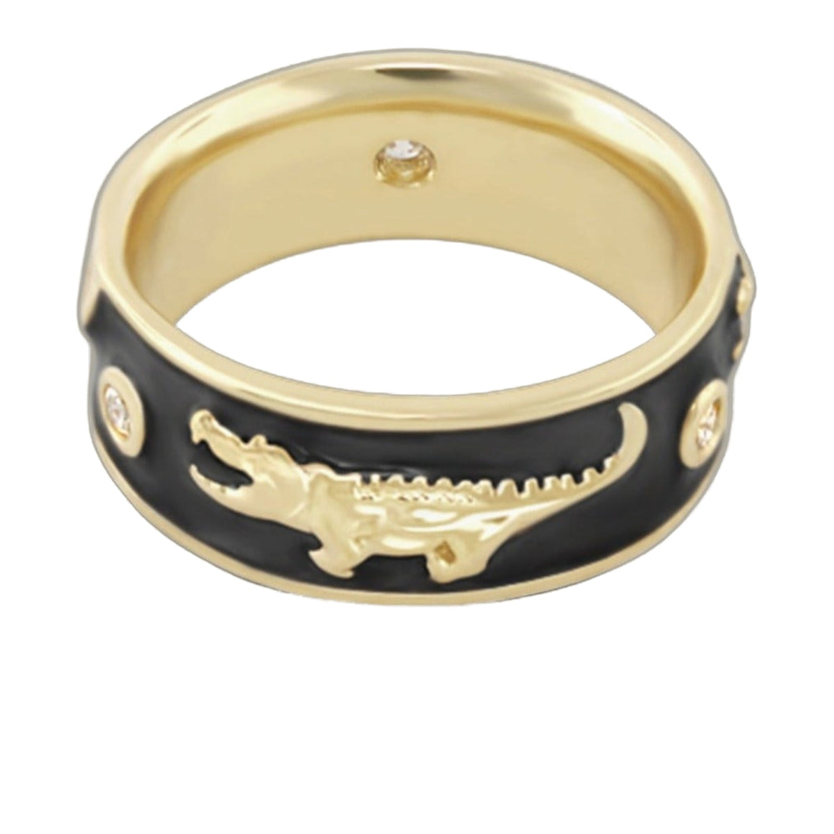 Animal Paradise Ring — Alligator Band