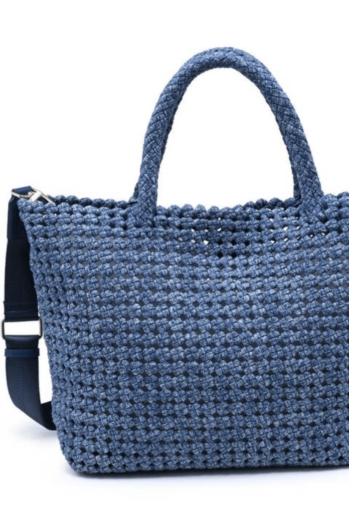 Ambrosia Medium - Denim Tote by Sol and Selene at Shirley Shoppe