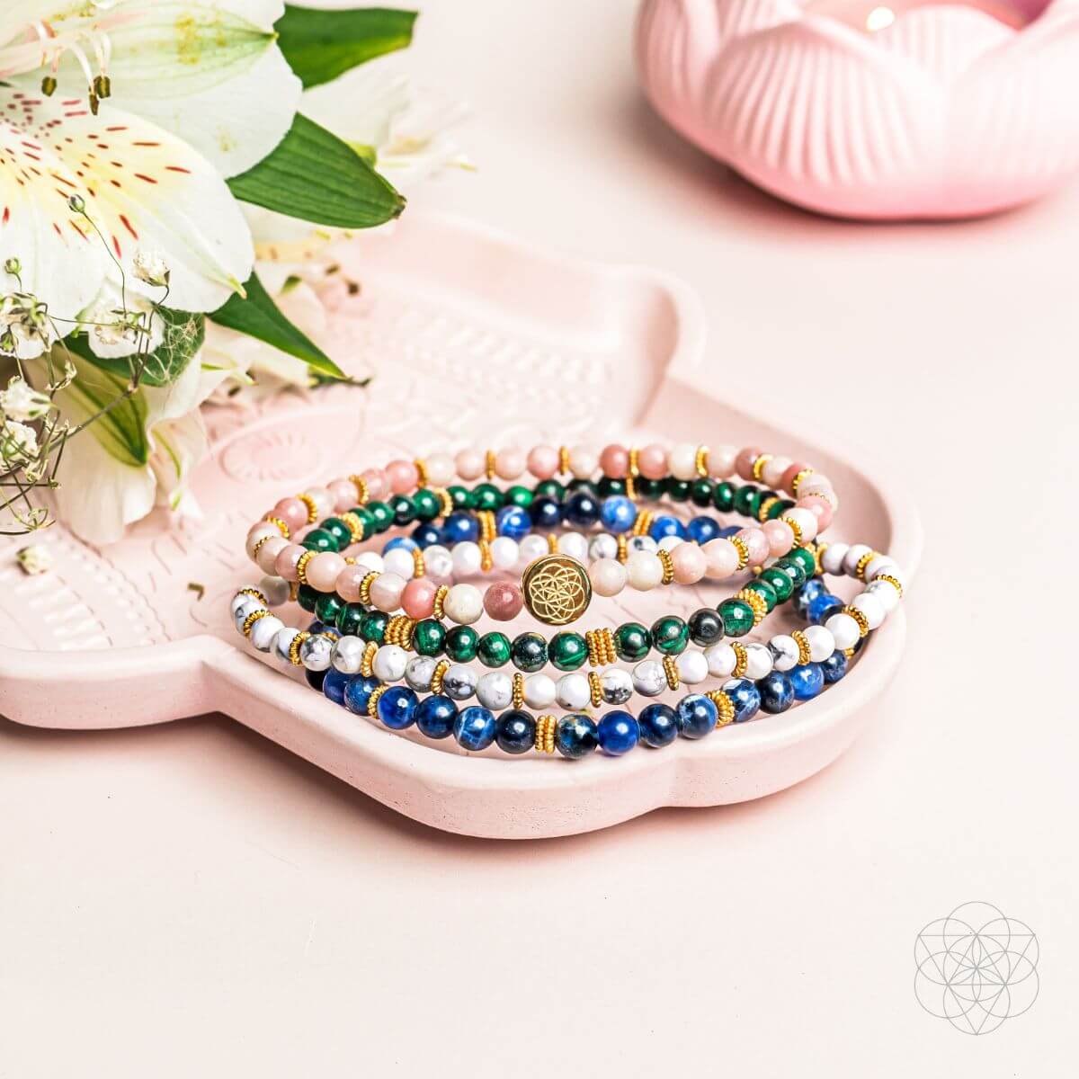 Aphrodite’s Admiration: Eternal Love Bracelet Pack of 4 by Conscious Items at Shirley Shoppe