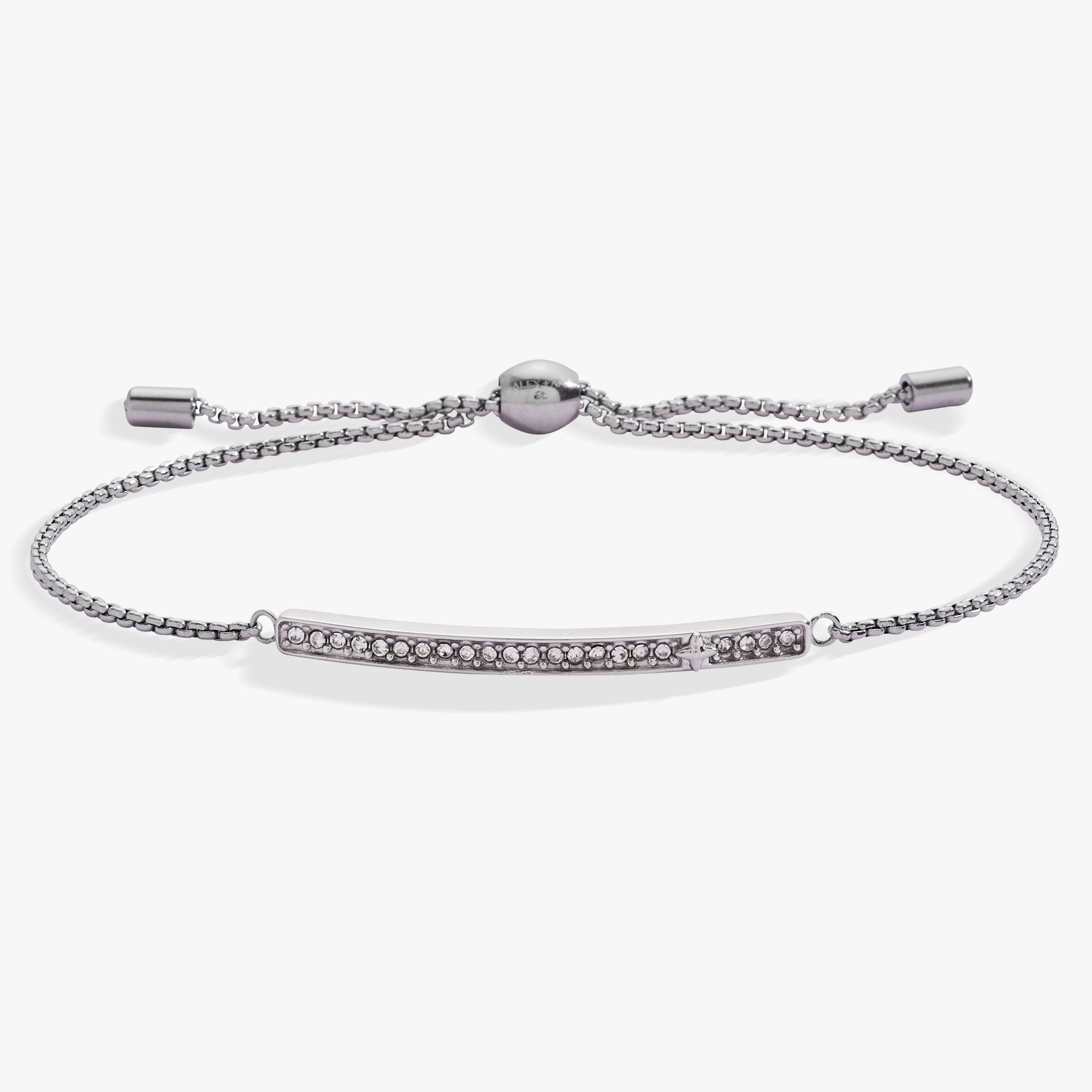 April Everyday Birthstone Pave Bolo Bracelet by ALEX AND ANI at Shirley Shoppe