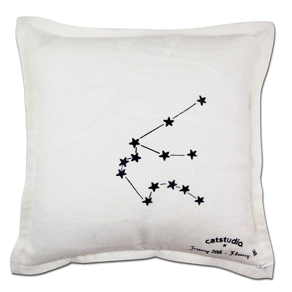 Aquarius Astrology Hand - Embroidered Pillow by Cat Studio by Quirks! at Shirley Shoppe