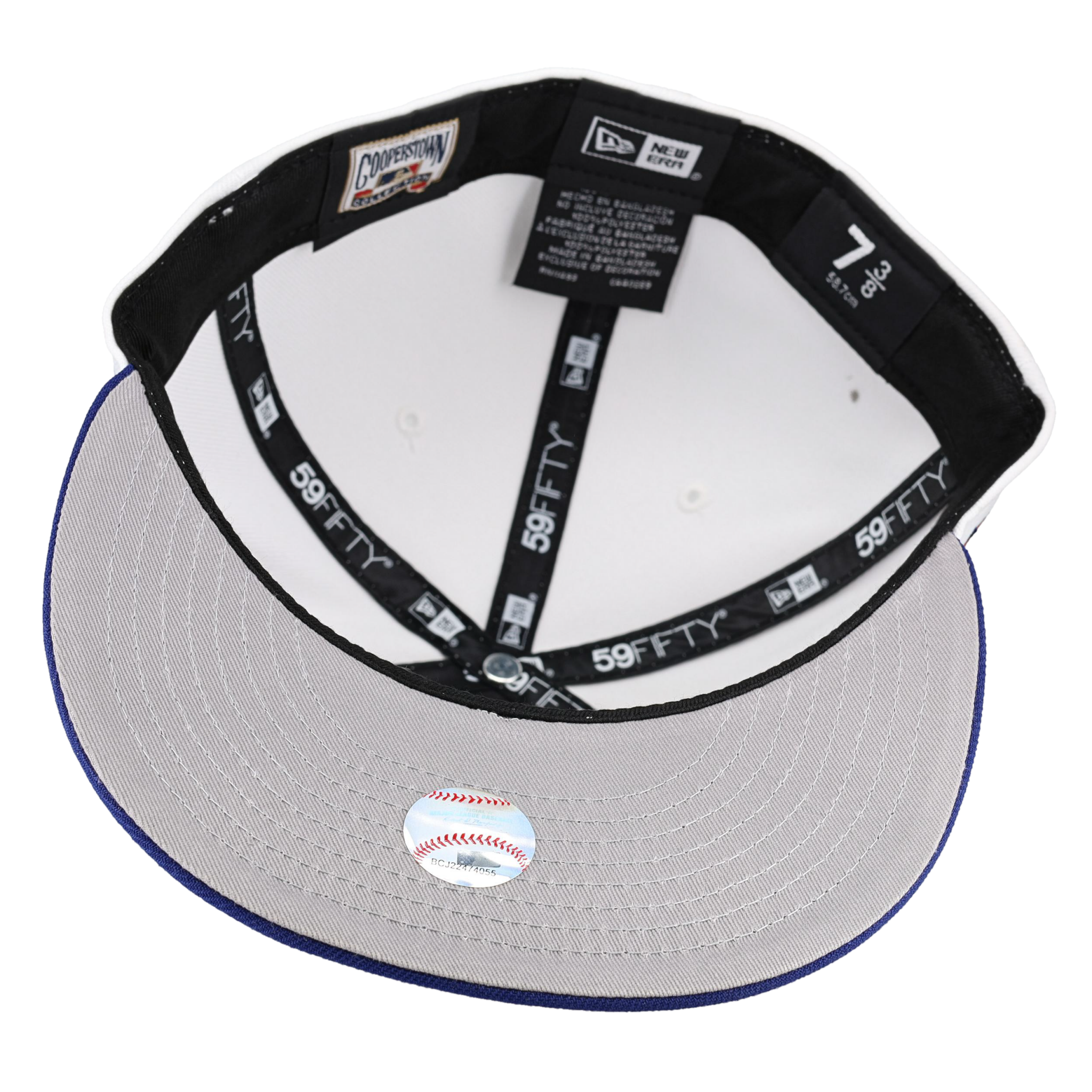 Houston Astros Pure White 25th Silver Anniversary Patch 59Fifty Fitted Hat