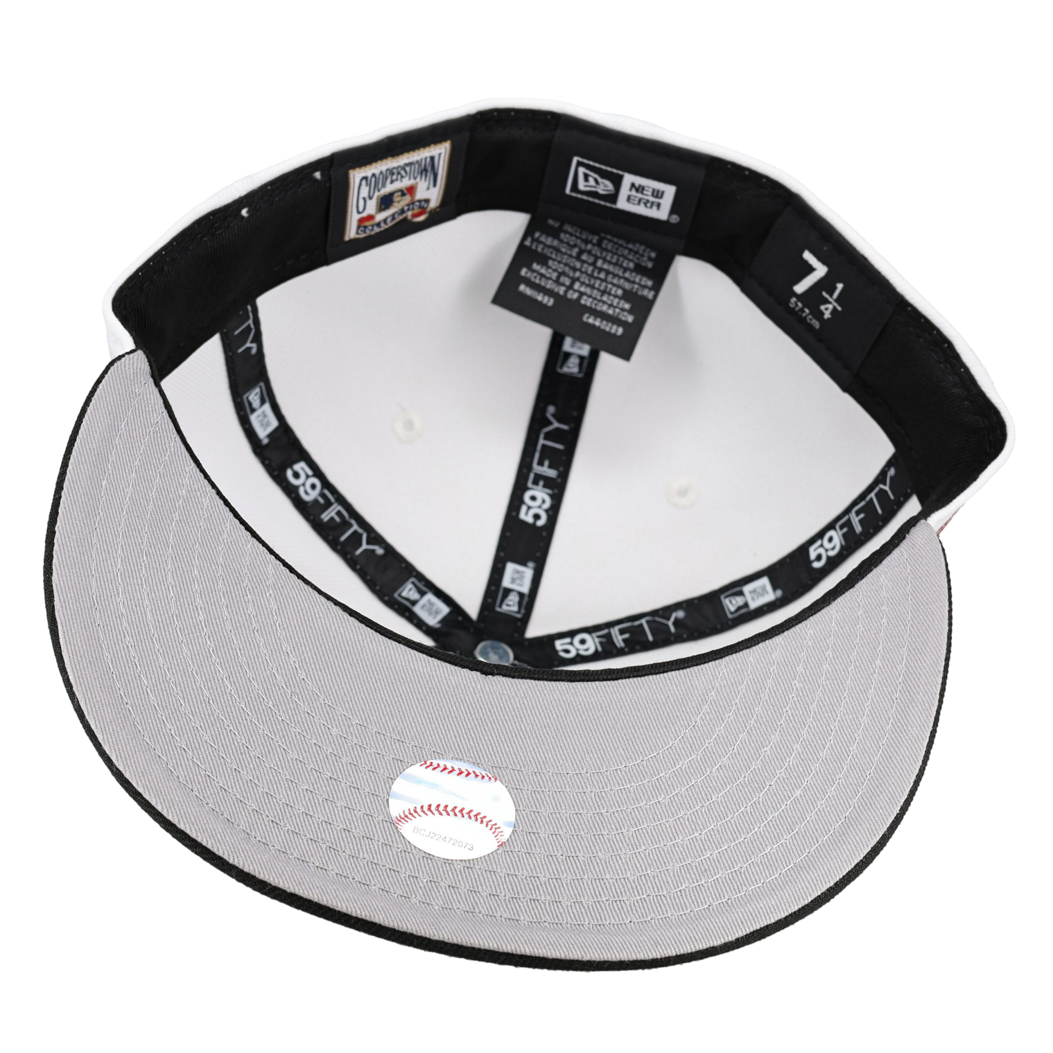 Seattle Mariners Pure White 40th Anniversary Patch 59Ffity Fitted Hat