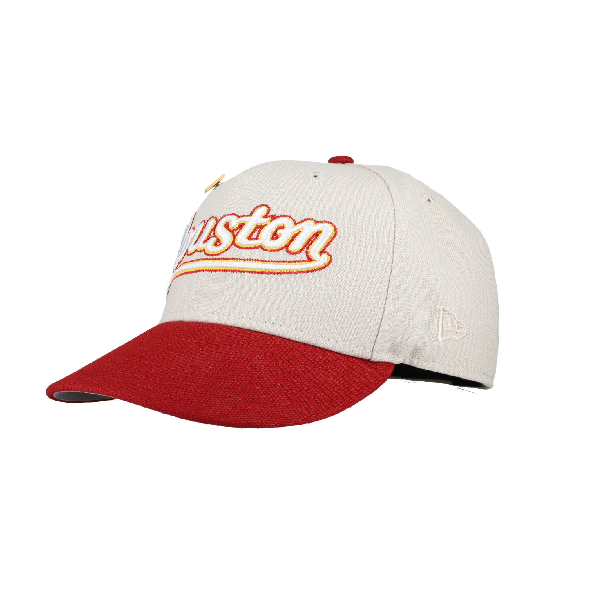 Houston Astros April 4th Collection 40 Years Patch Fitted Hat