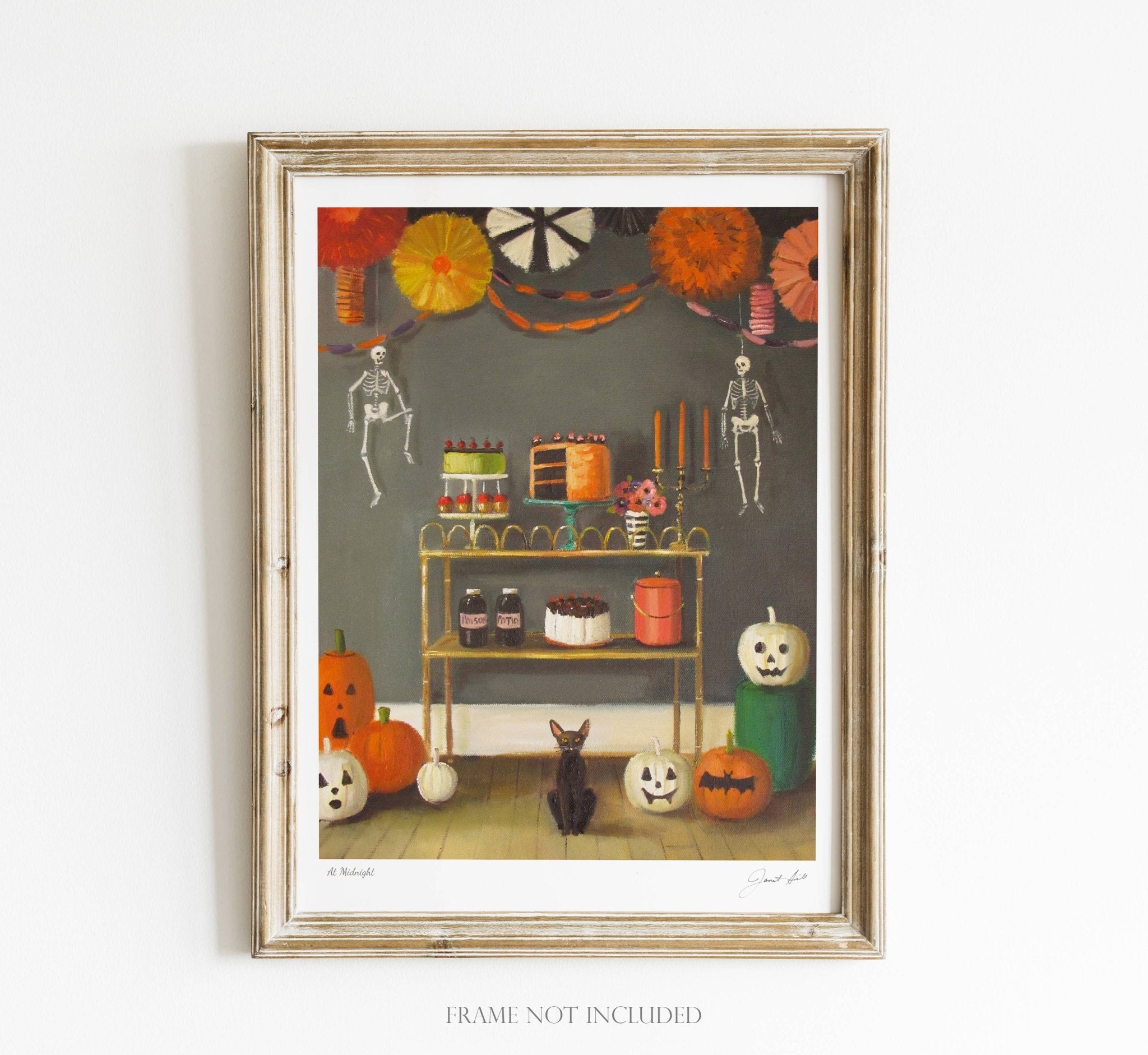 At Midnight Art Print - 8.5 X 11 by Quirks! at Shirley Shoppe
