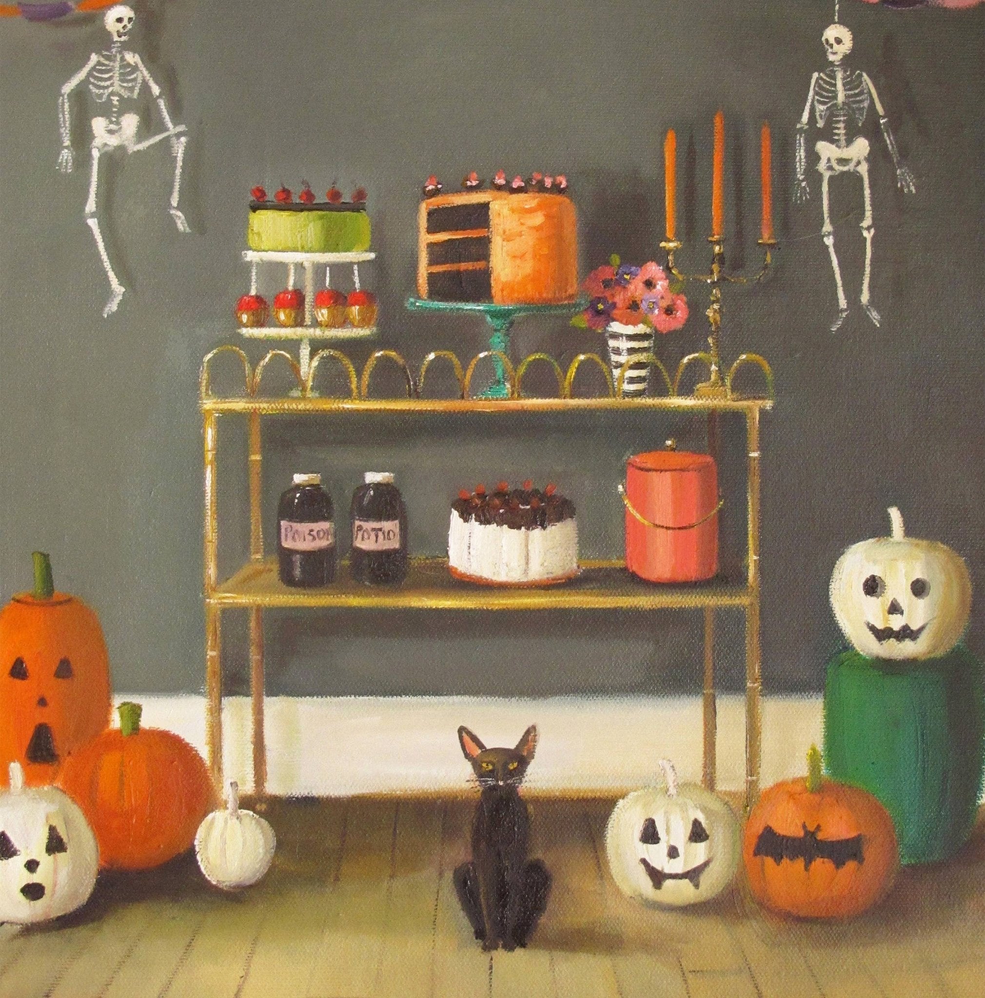 At Midnight Art Print - 8.5 X 11 by Quirks! at Shirley Shoppe