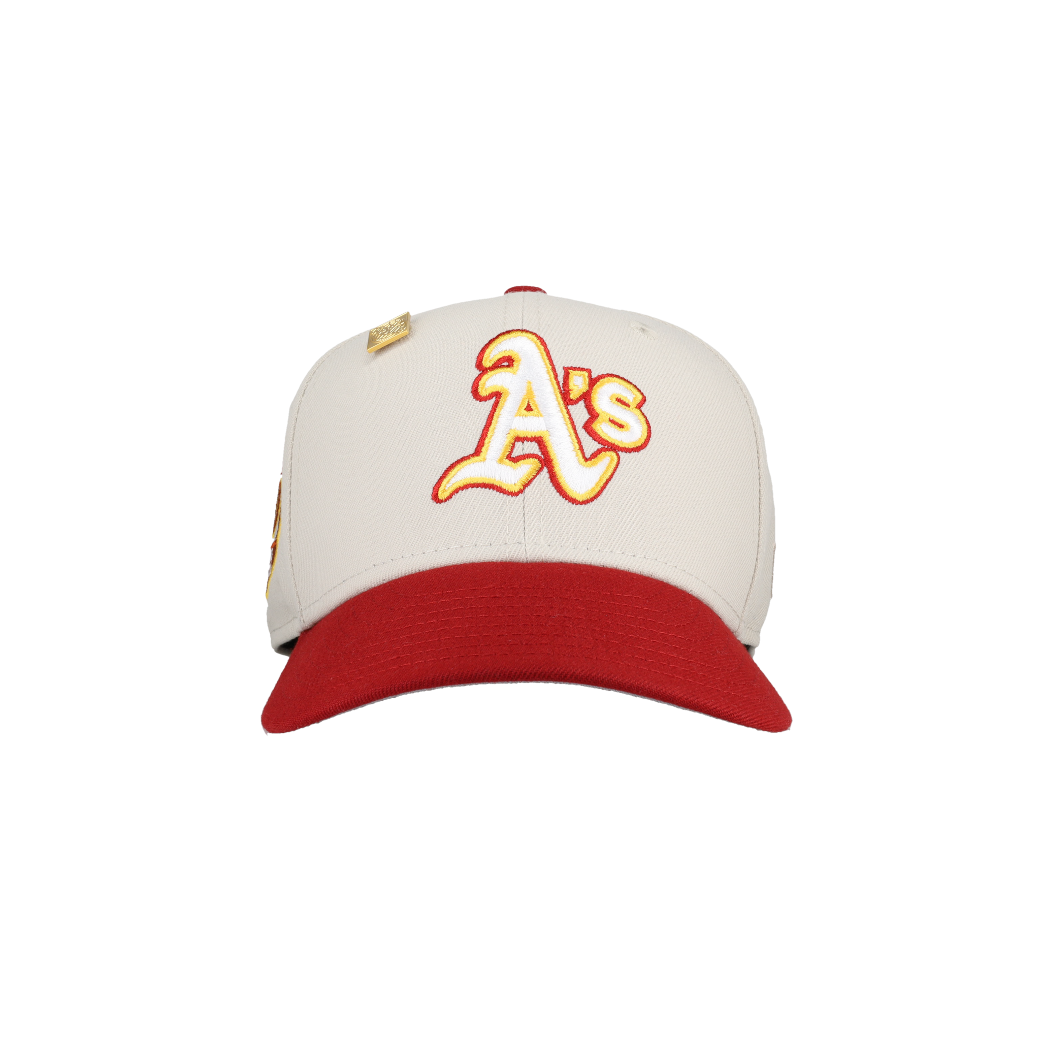 Oakland Athletics April 4th Collection 50th Anniversary Patch Fitted Hat