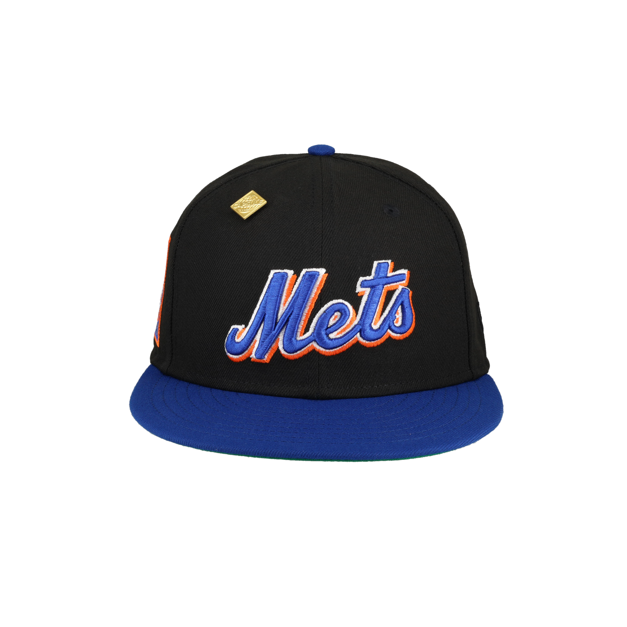 New York Mets 25th Anniversary Side Patch New Era 59Fifty Fitted Hat
