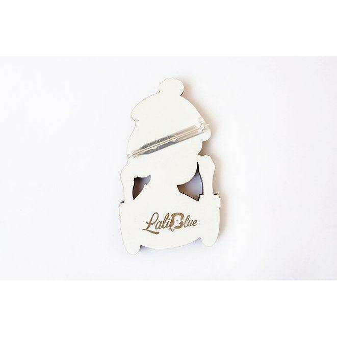 Autumn girl brooch by Laliblue