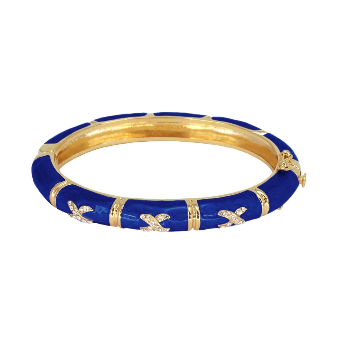 Elegant Hugs Bangle — Slim Pavé X