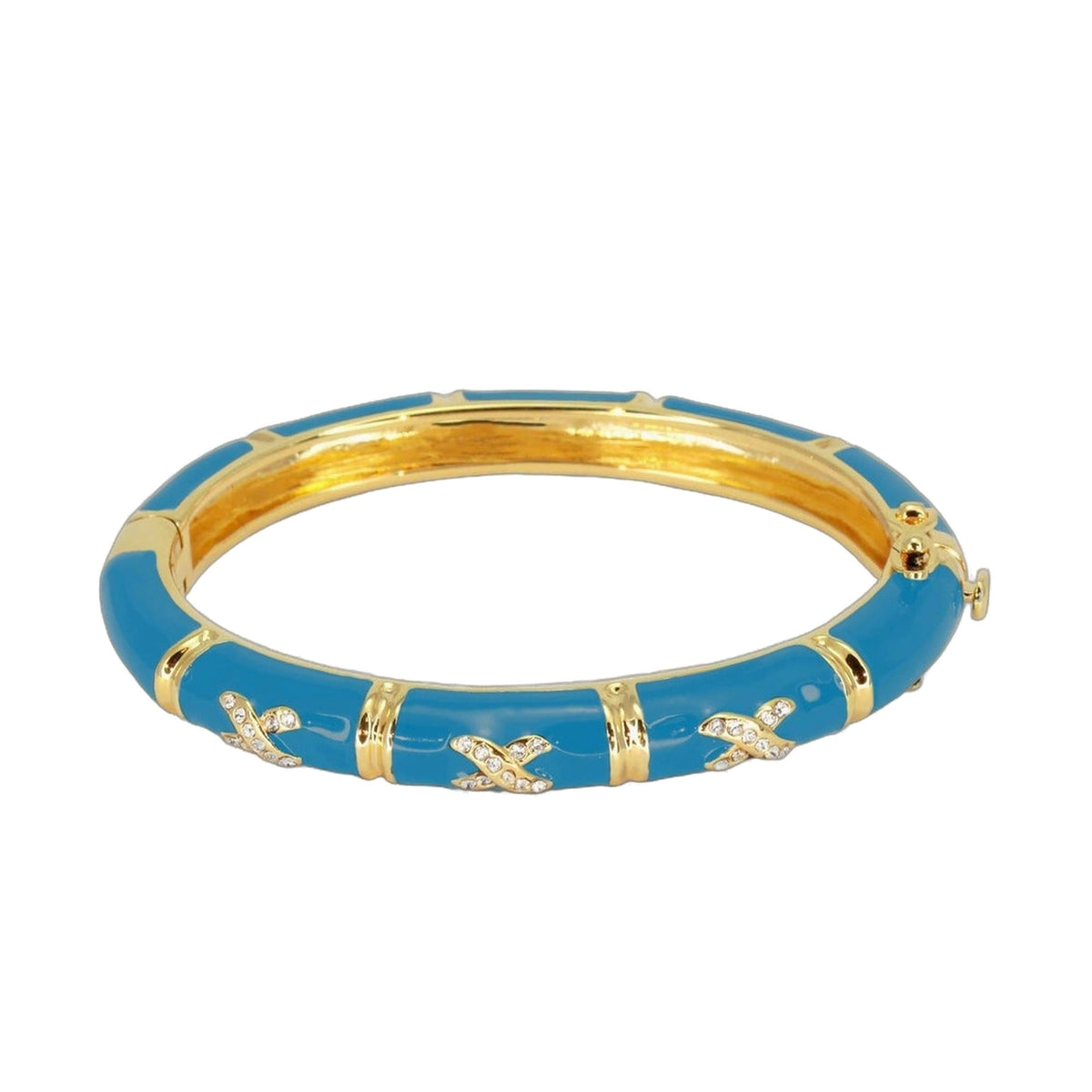 Elegant Hugs Bangle — Slim Pavé X