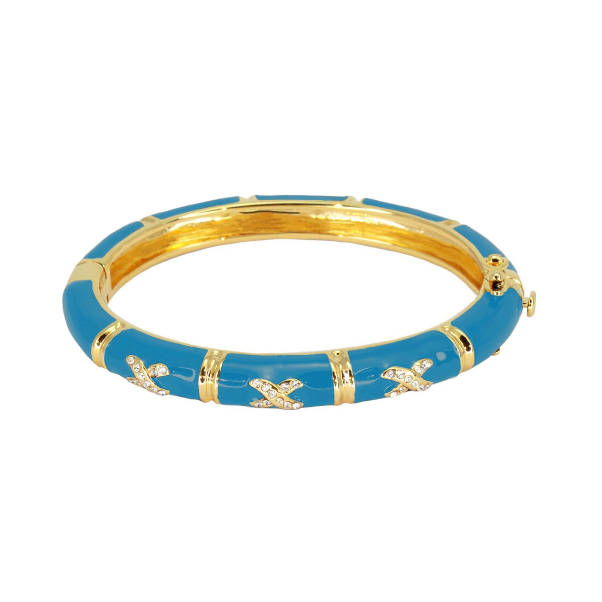 Elegant Hugs Bangle — Slim Pavé X