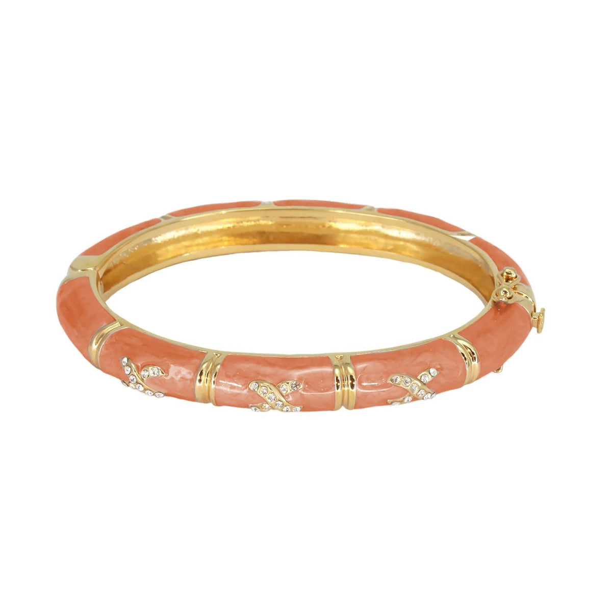 Elegant Hugs Bangle — Slim Pavé X