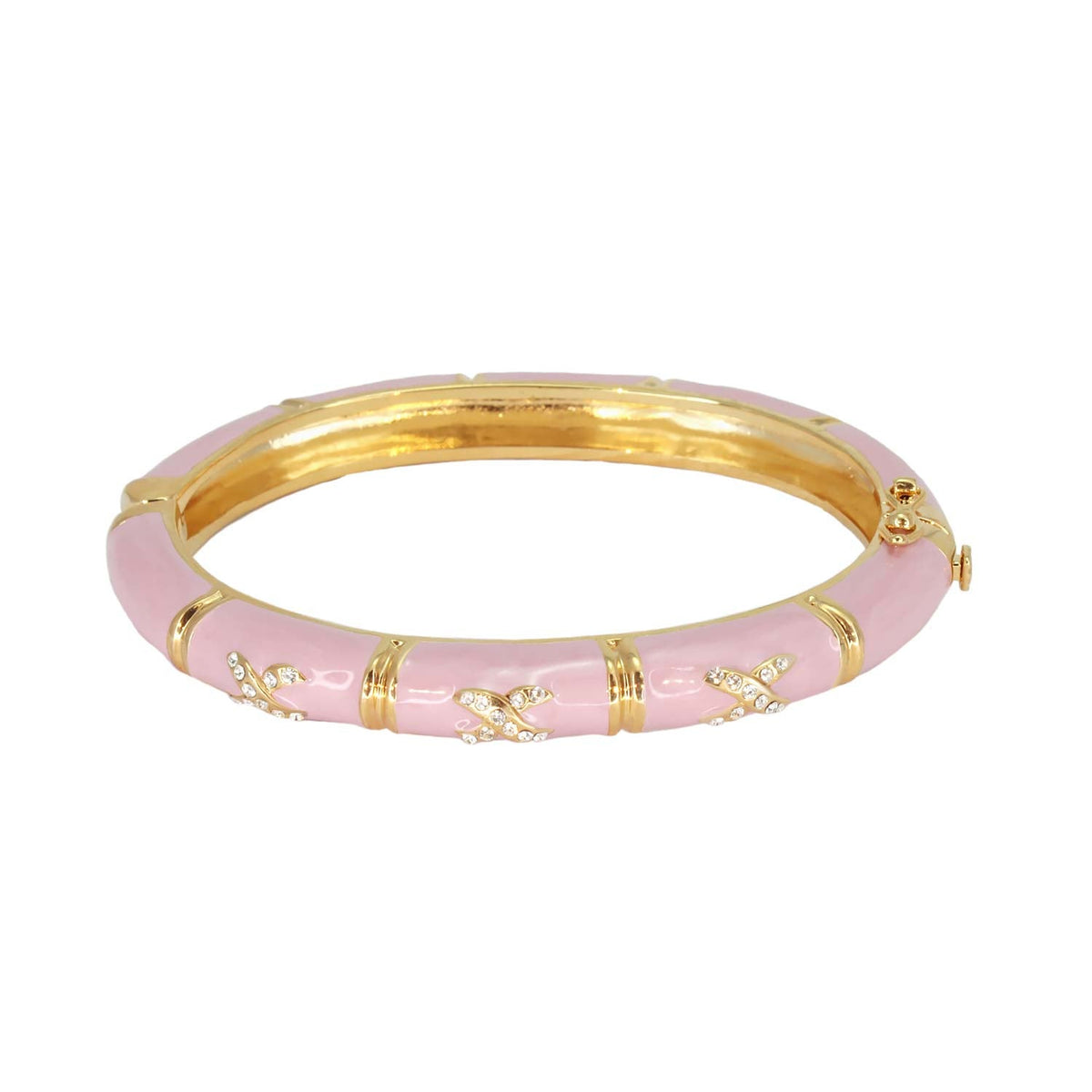 Elegant Hugs Bangle — Slim Pavé X
