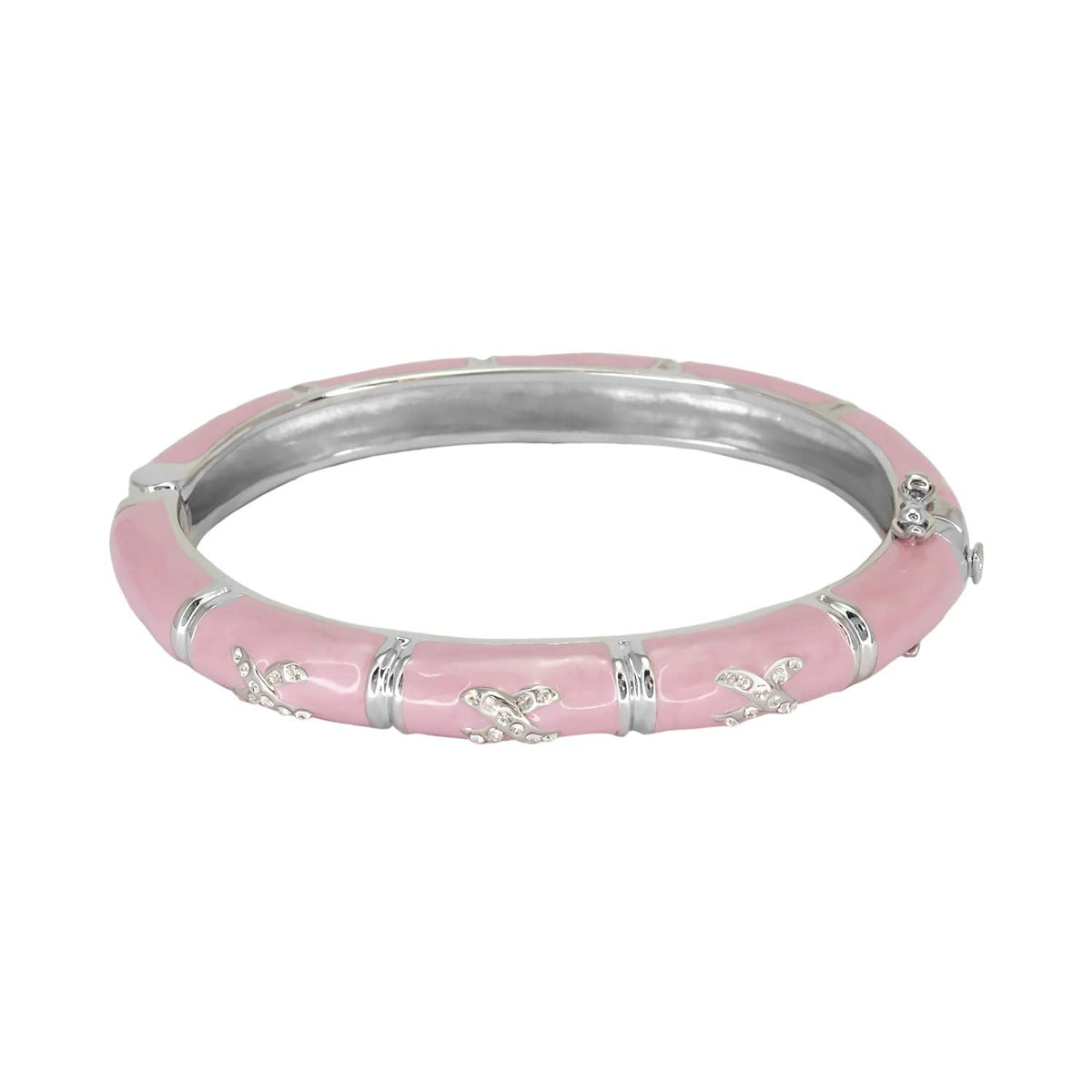 Elegant Hugs Bangle — Slim Pavé X