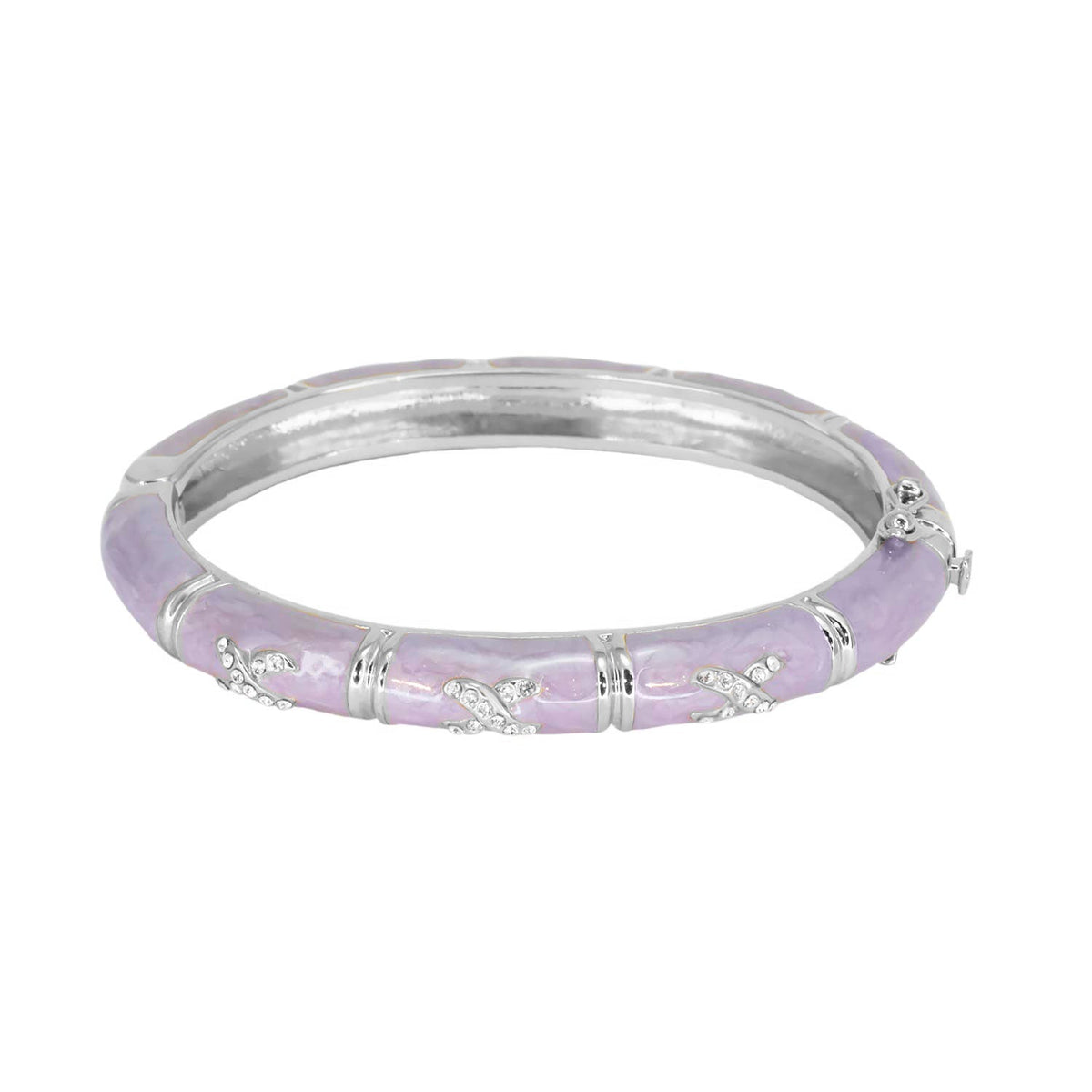 Elegant Hugs Bangle — Slim Pavé X