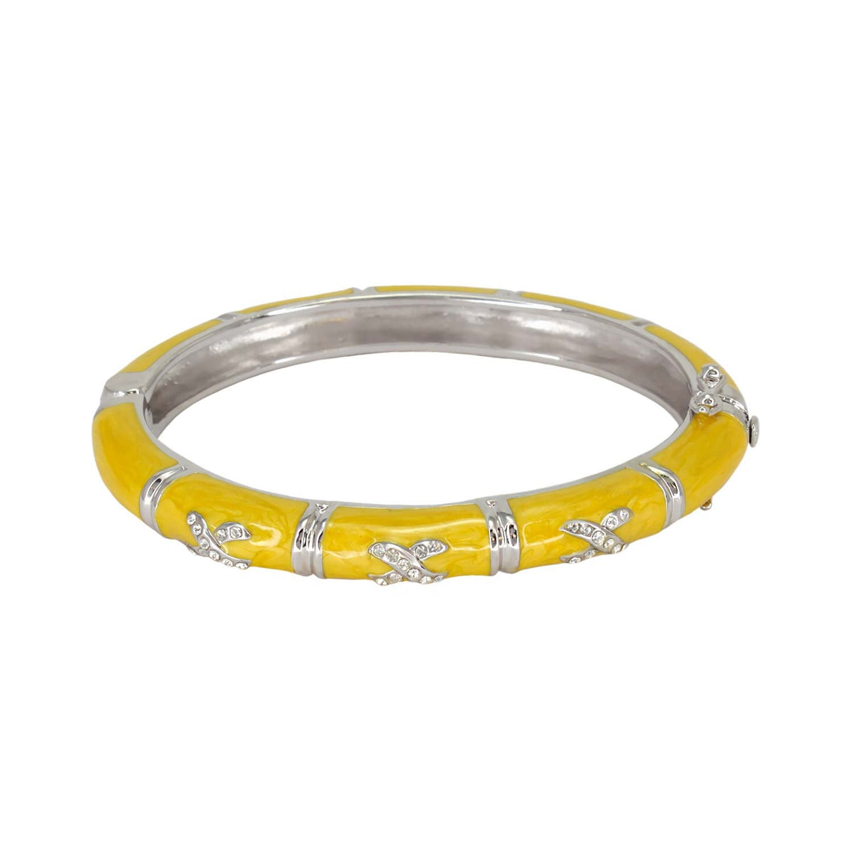Elegant Hugs Bangle — Slim Pavé X