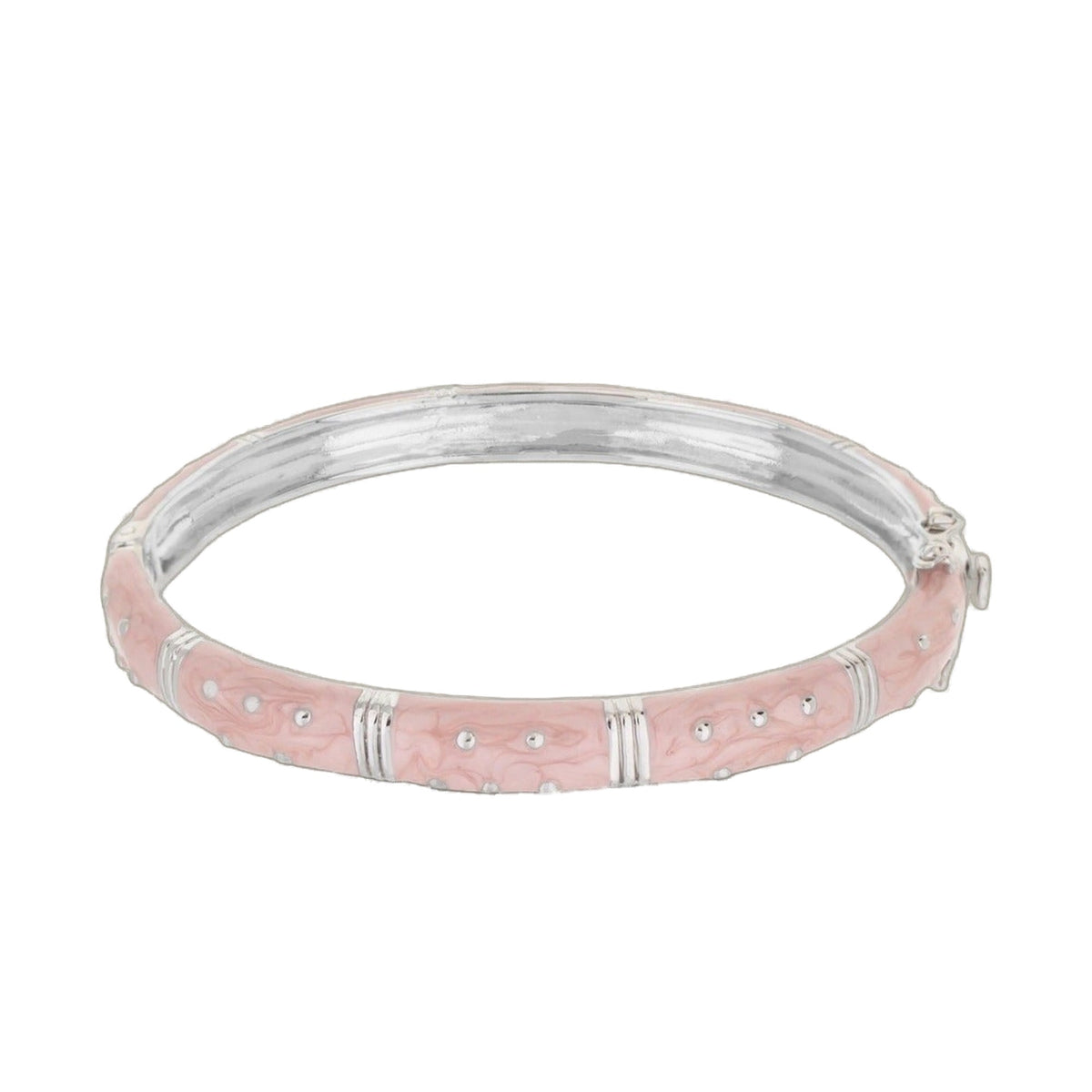 Polka Dot Stackable Bangle — Wide Crystal Dot