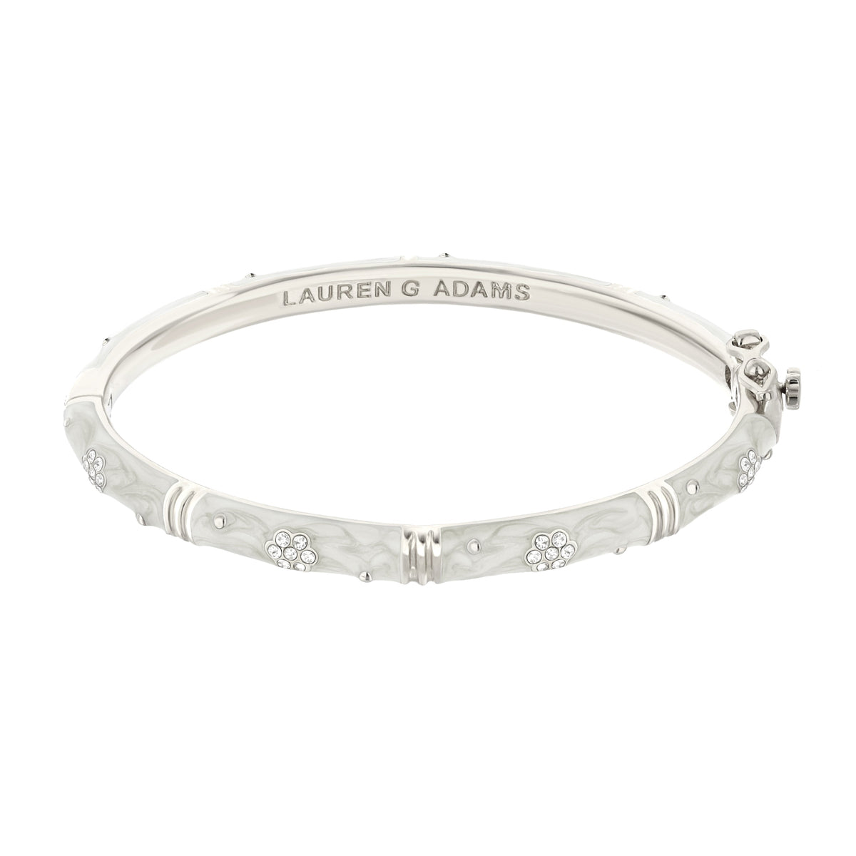 Daisy Love Bangle — Pavé Flower