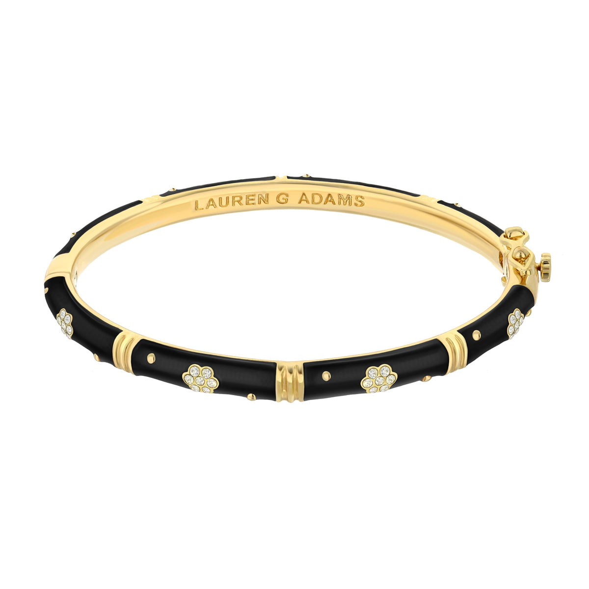 Daisy Love Bangle — Pavé Flower