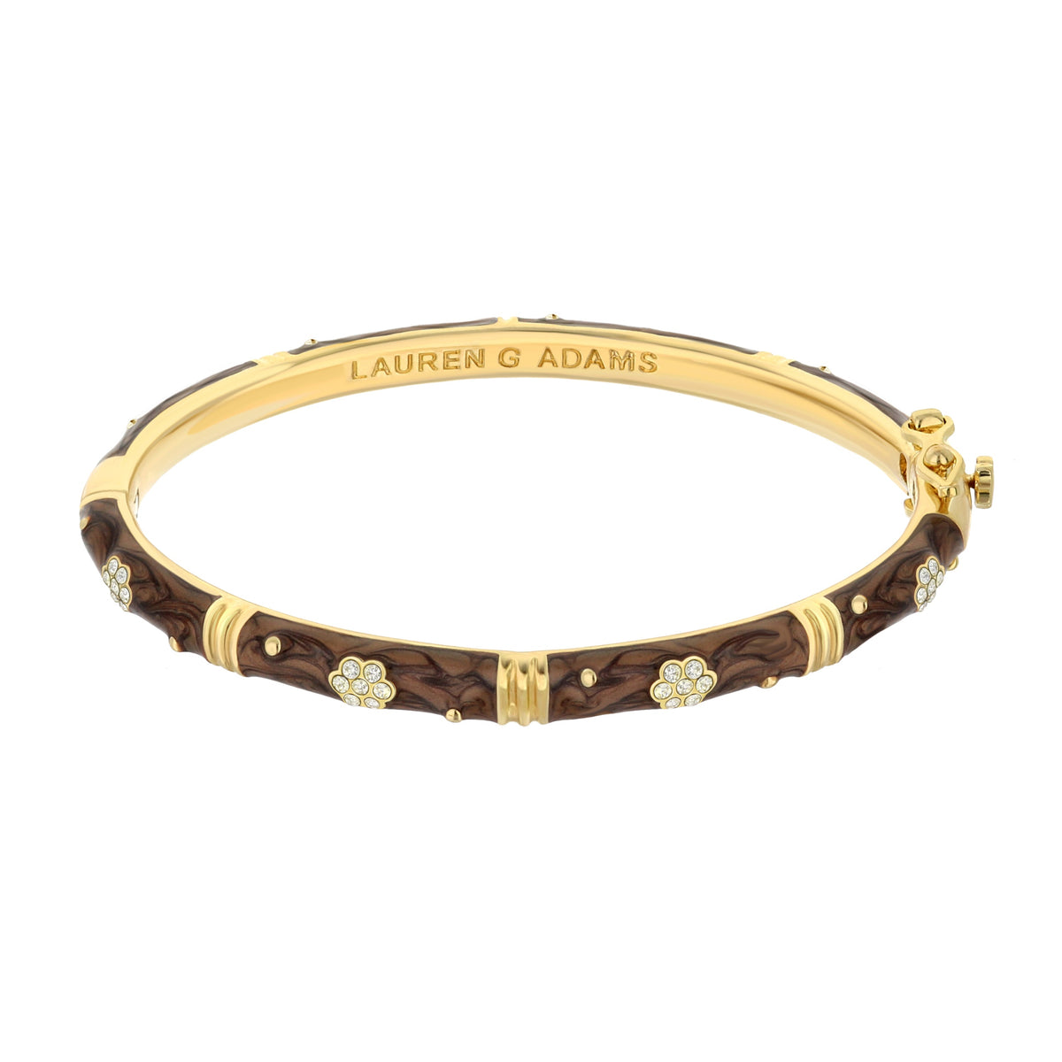 Daisy Love Bangle — Pavé Flower