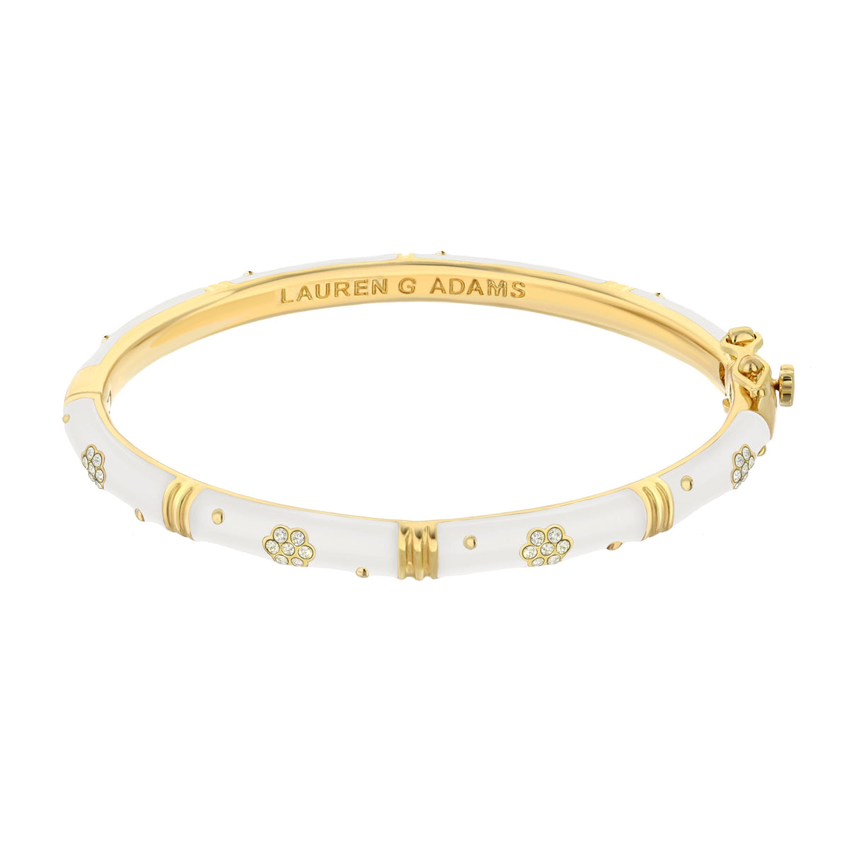 Daisy Love Bangle — Pavé Flower