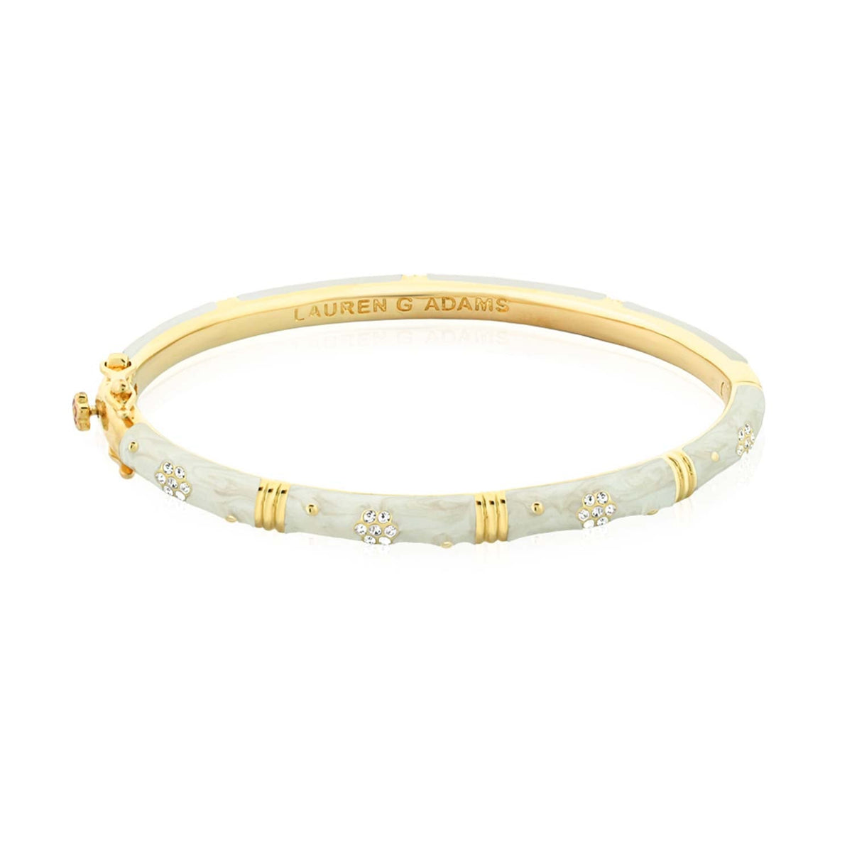 Daisy Love Bangle — Pavé Flower