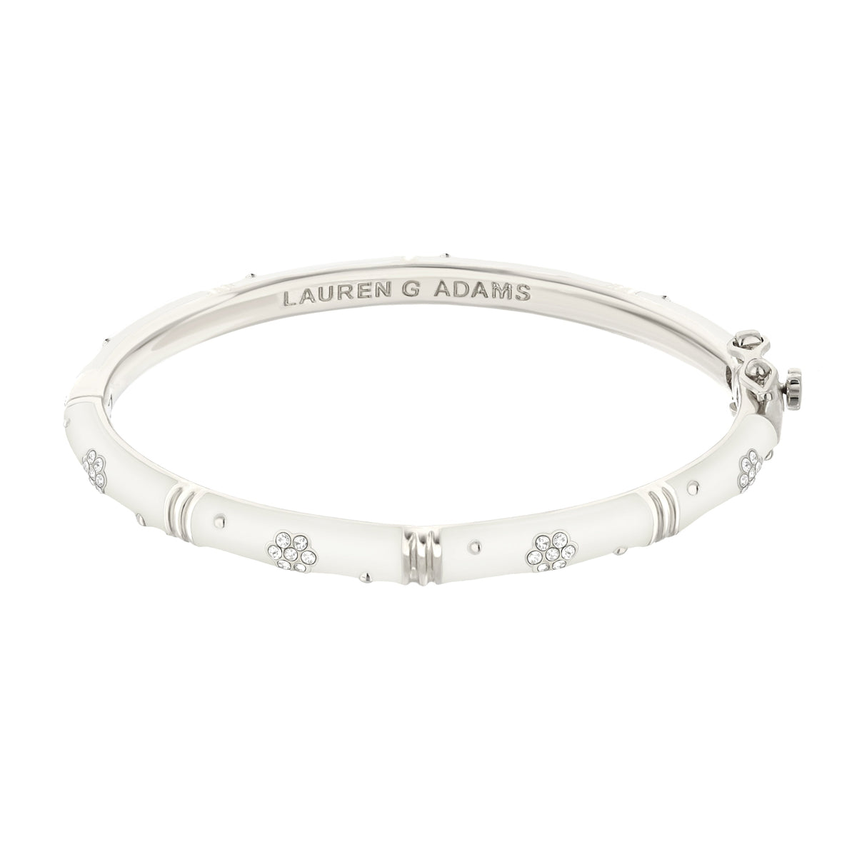 Daisy Love Bangle — Pavé Flower