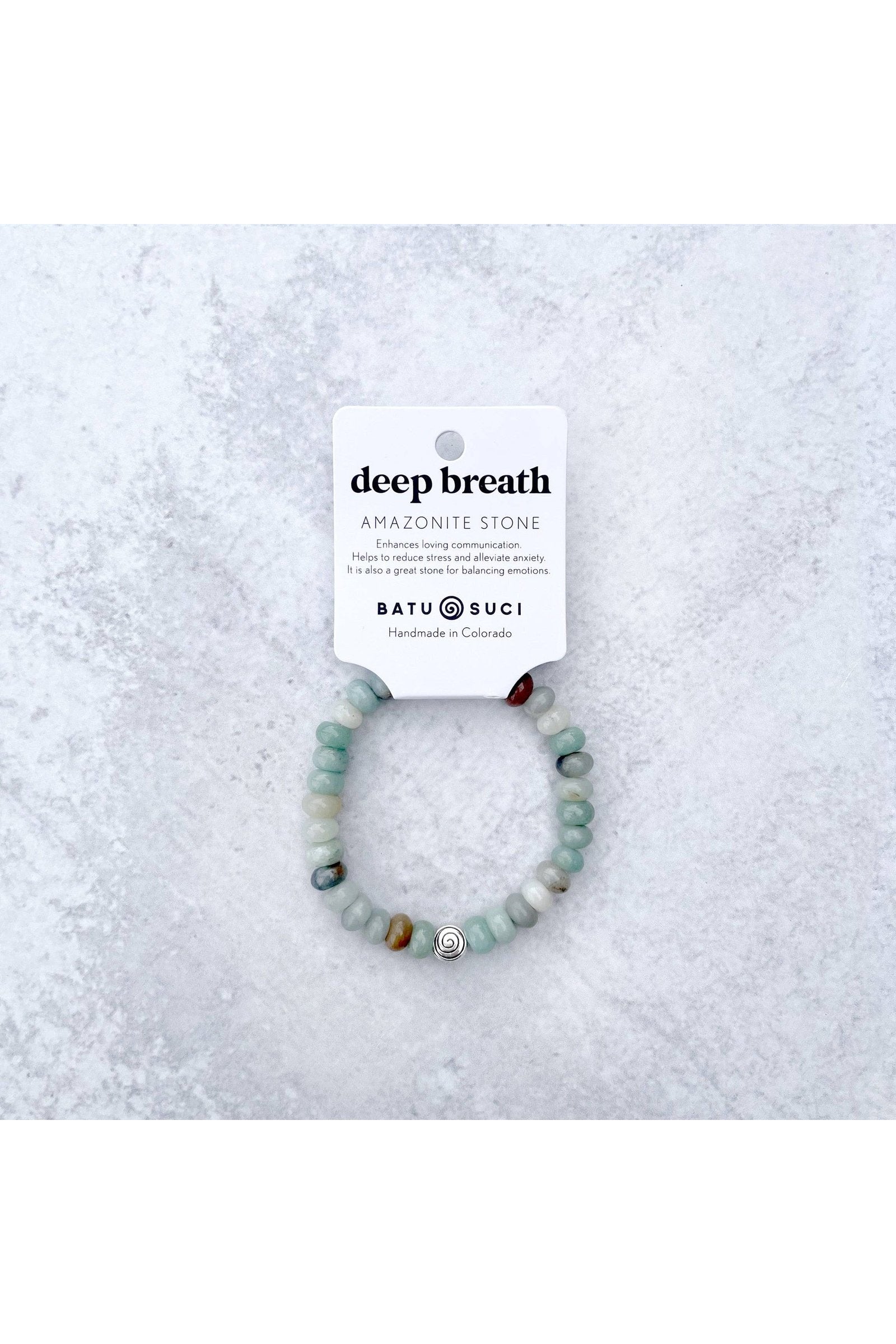 Batu Suci - Deep Breath Rondelle Bracelet