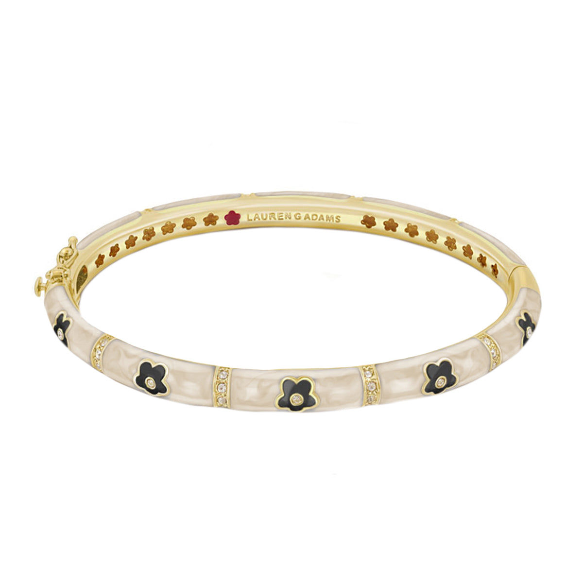 Daisy Love Stackable Bangle — Contrast Flower