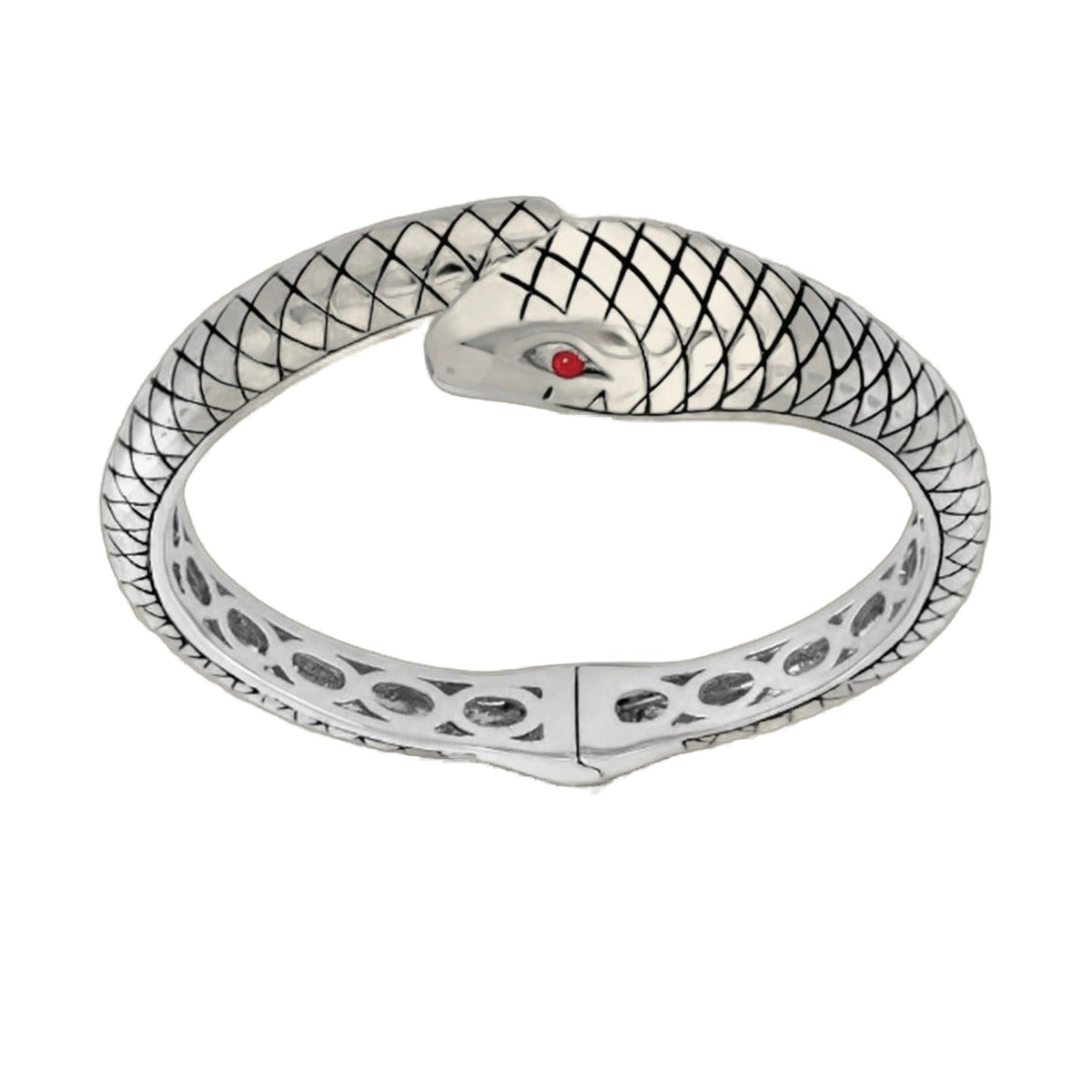 Animal Paradise Bangle — Engraved Snake