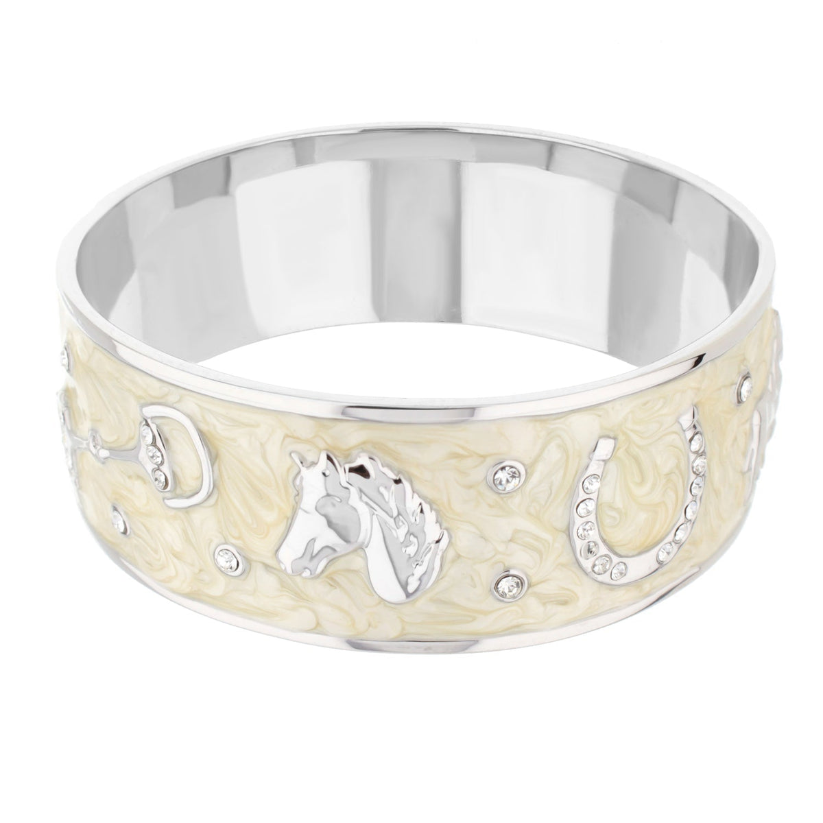 Equestrian Bangle — Russet Horse Head