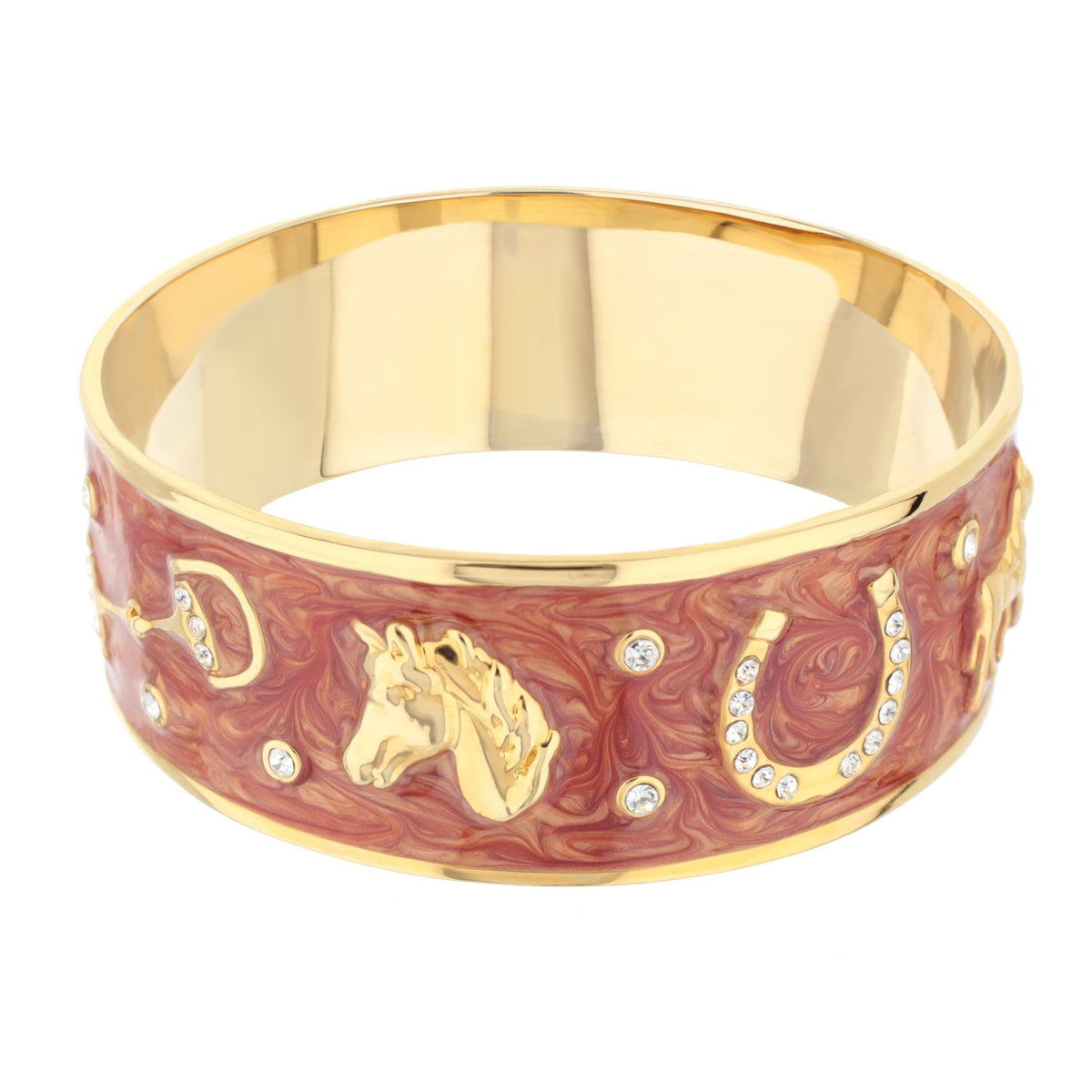 Equestrian Bangle — Russet Horse Head