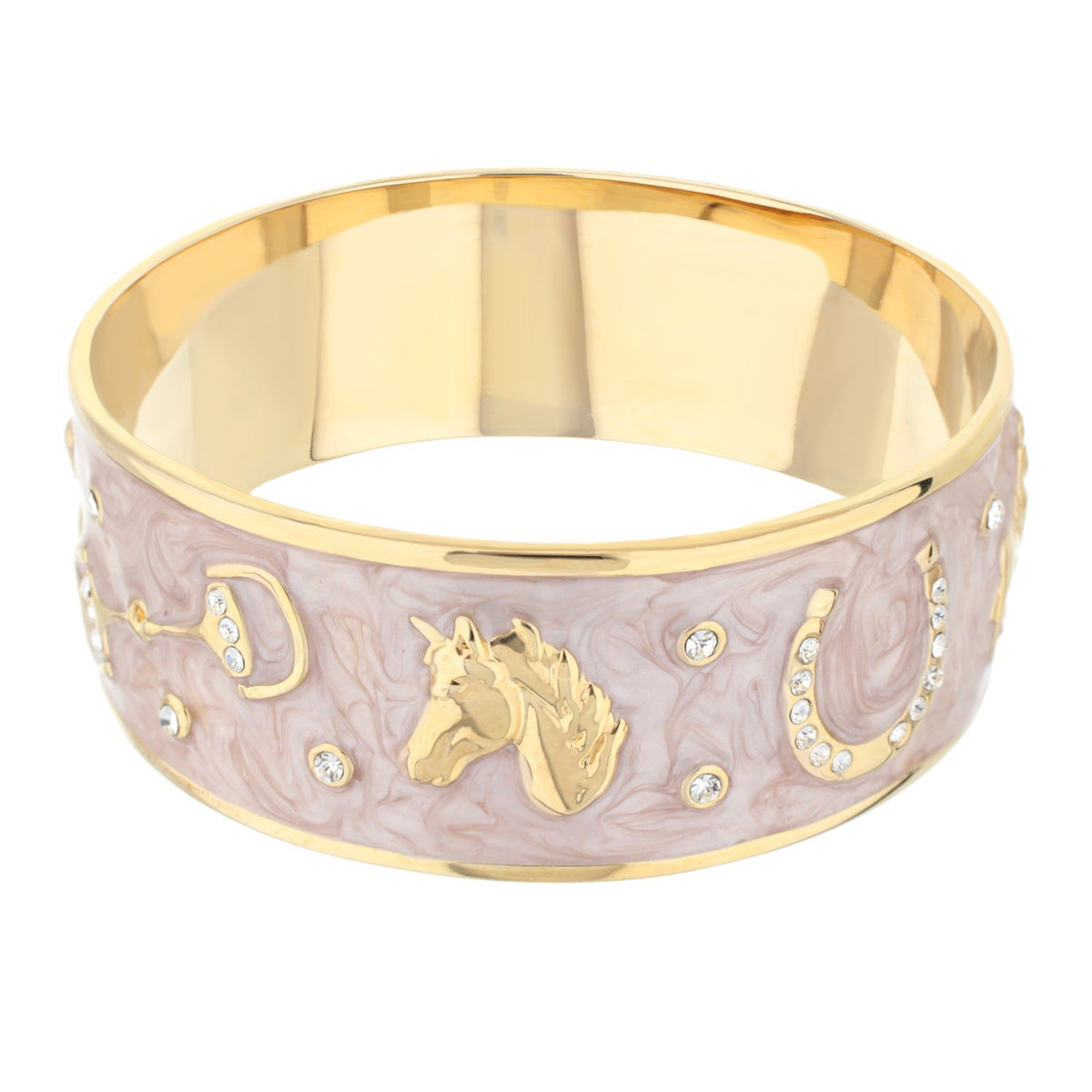 Equestrian Bangle — Russet Horse Head