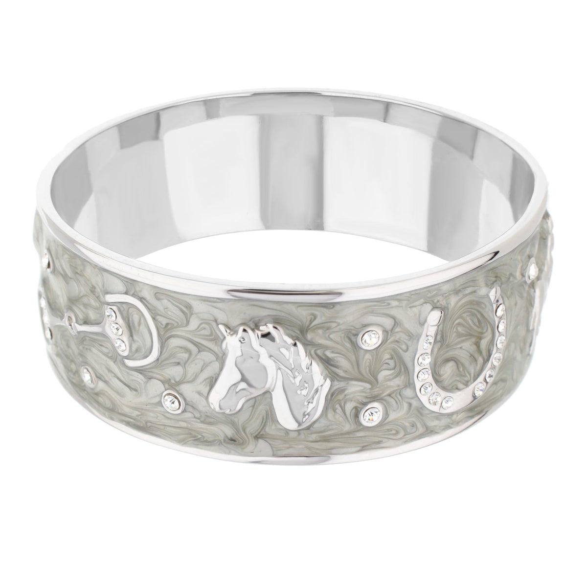 Equestrian Bangle — Russet Horse Head