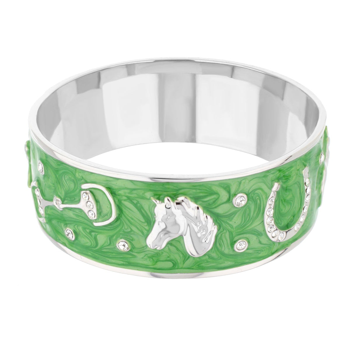 Equestrian Bangle — Russet Horse Head
