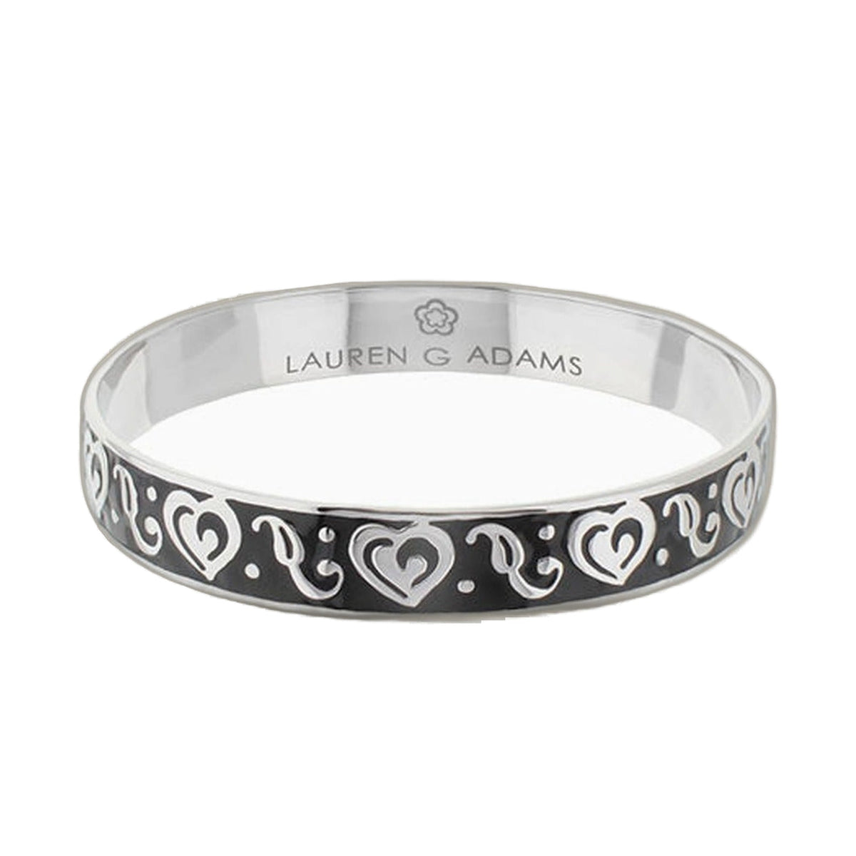 Hidden Hearts Slip-On Bangle