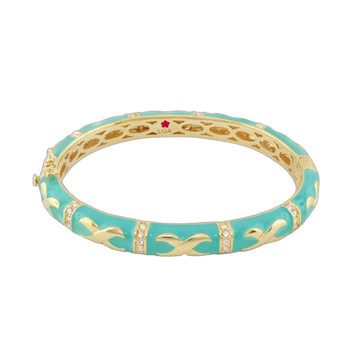 Elegant Hugs Bangle — Wide Contrast X