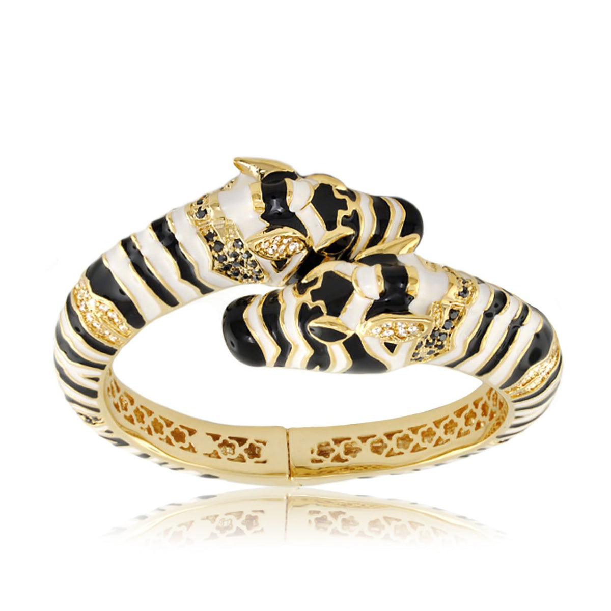 Animal Paradise Bangle — Double Zebra