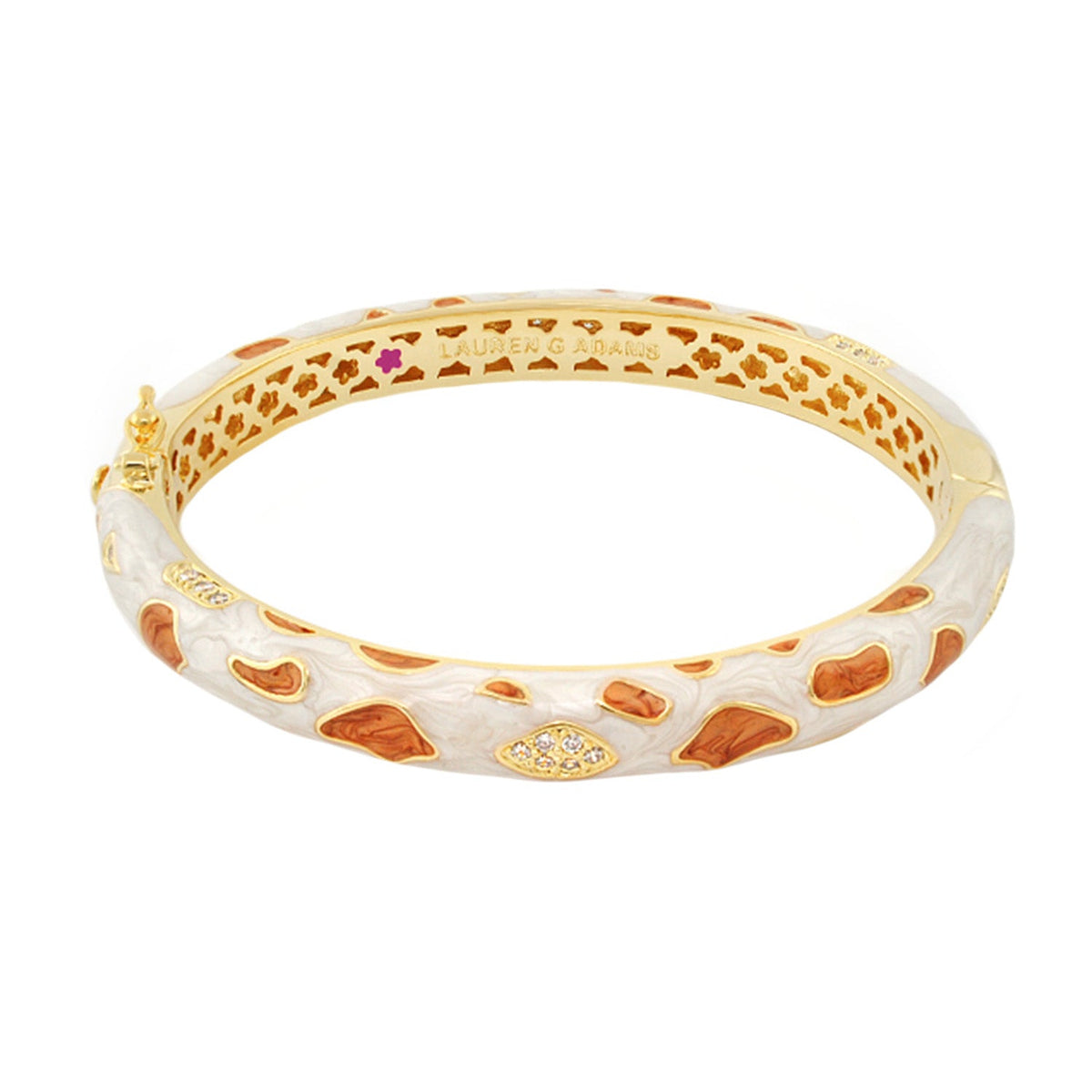 Animal Paradise Bracelet — Giraffe Hinge Bangle