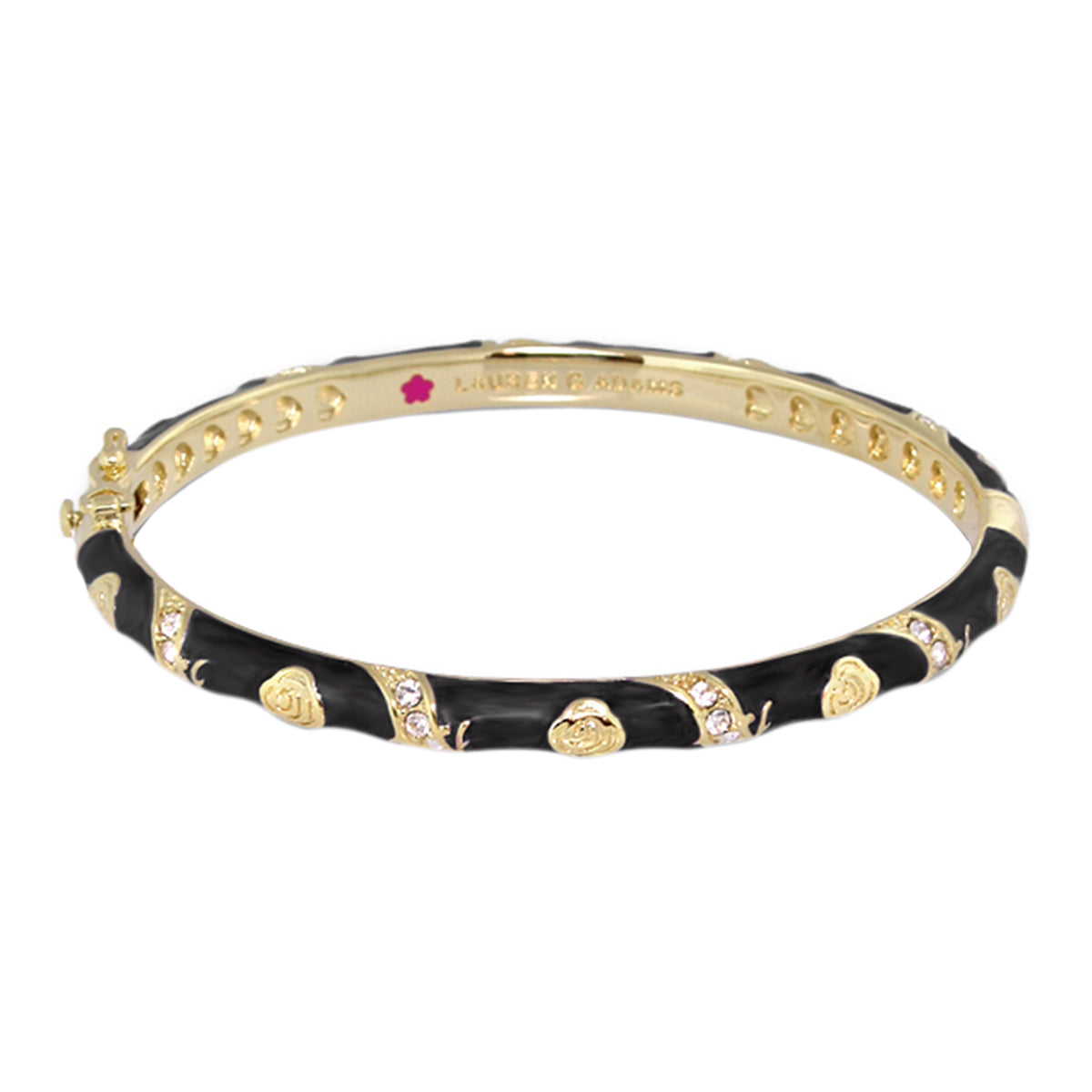 Stackable Fiesta Bangle — Heart & Pavé
