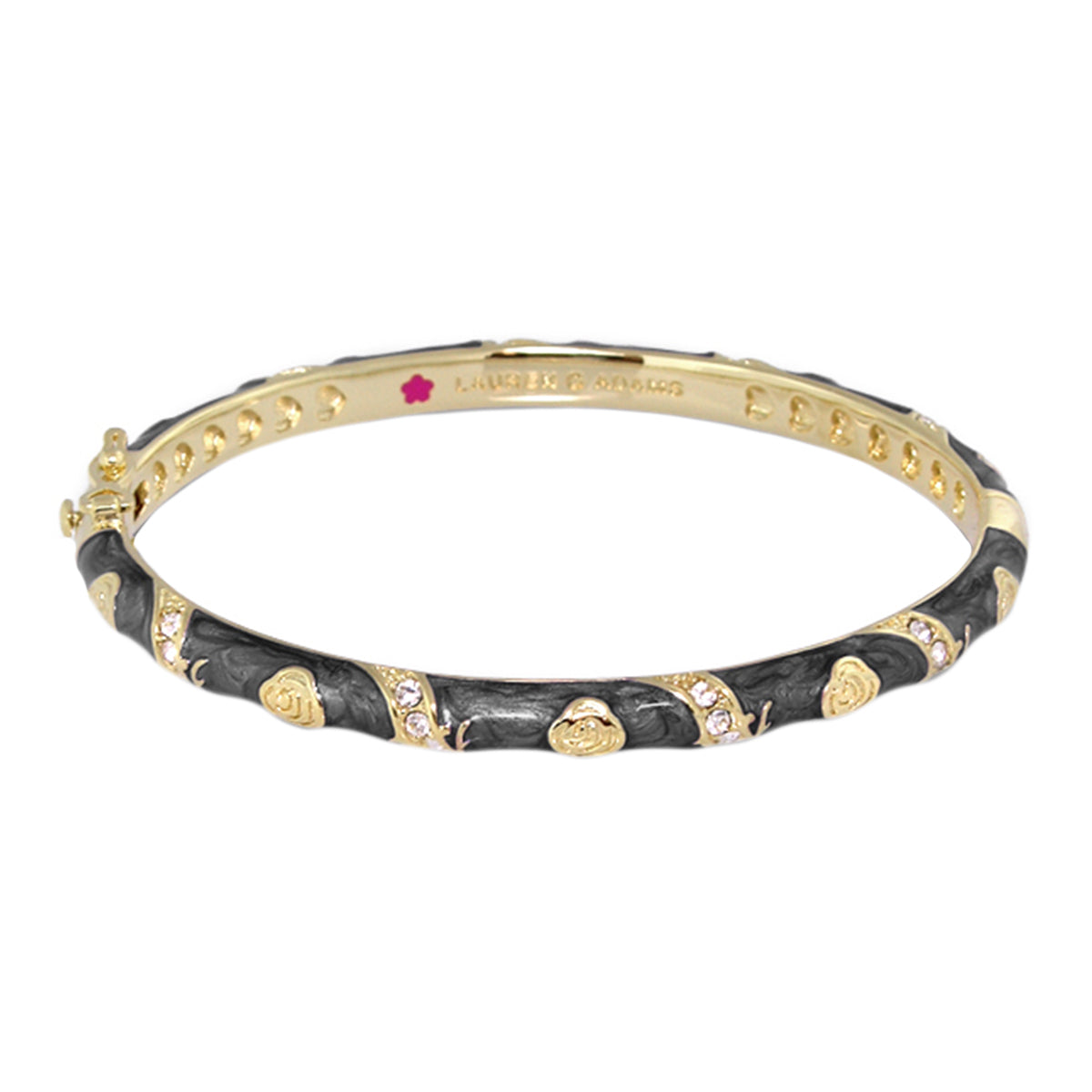Stackable Fiesta Bangle — Heart & Pavé