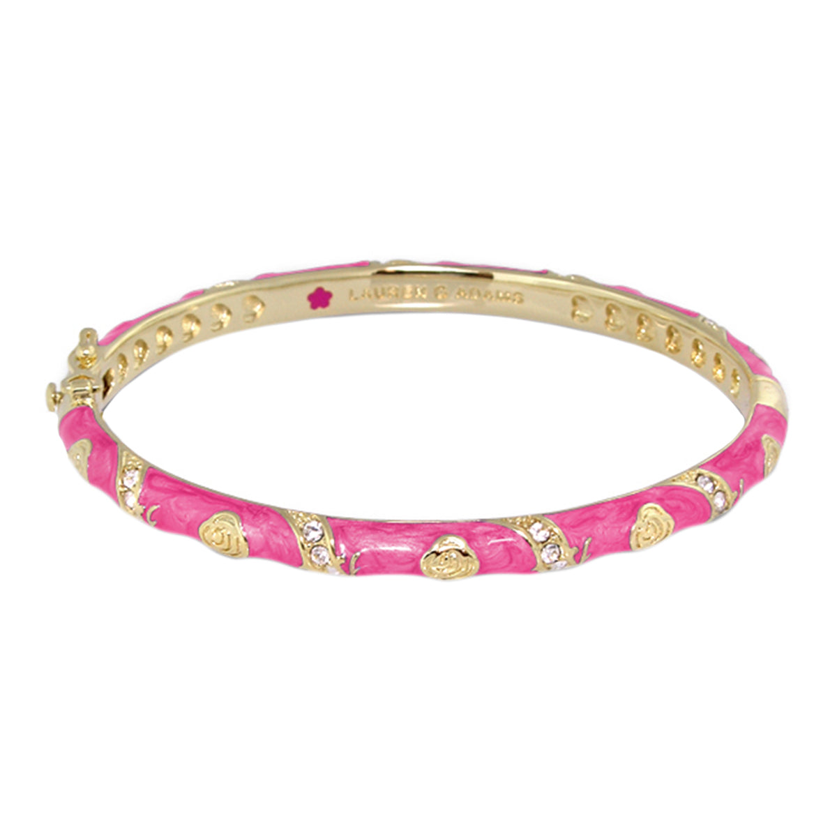 Stackable Fiesta Bangle — Heart & Pavé