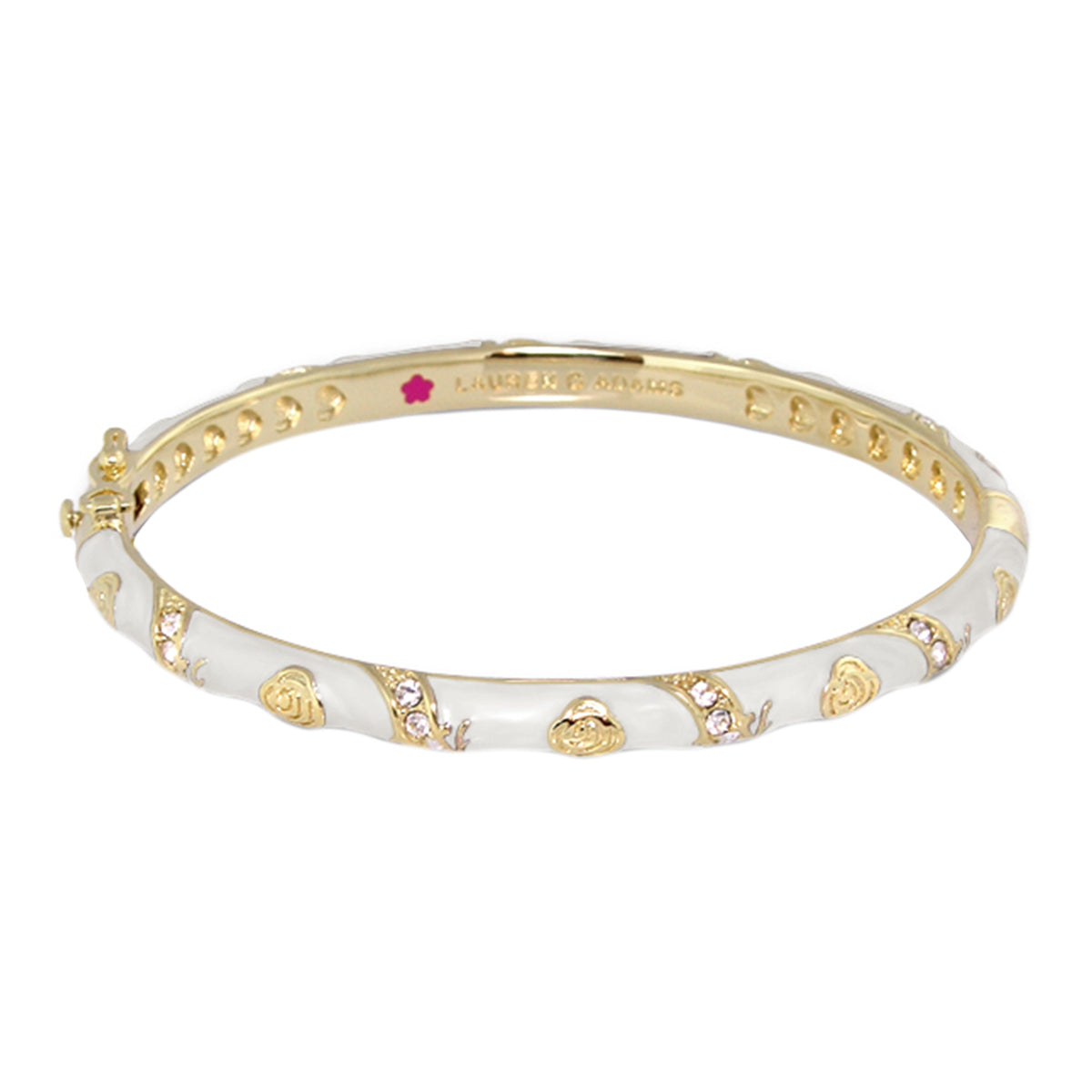Stackable Fiesta Bangle — Heart & Pavé
