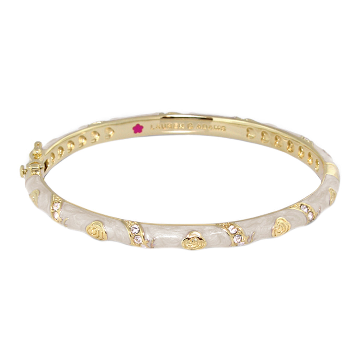 Stackable Fiesta Bangle — Heart & Pavé