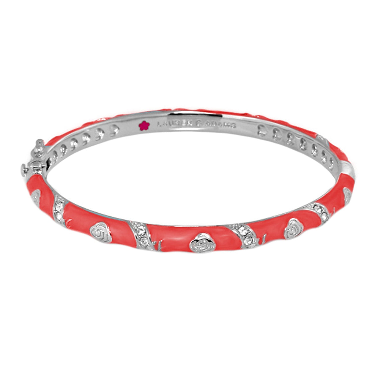 Stackable Fiesta Bangle — Heart & Pavé