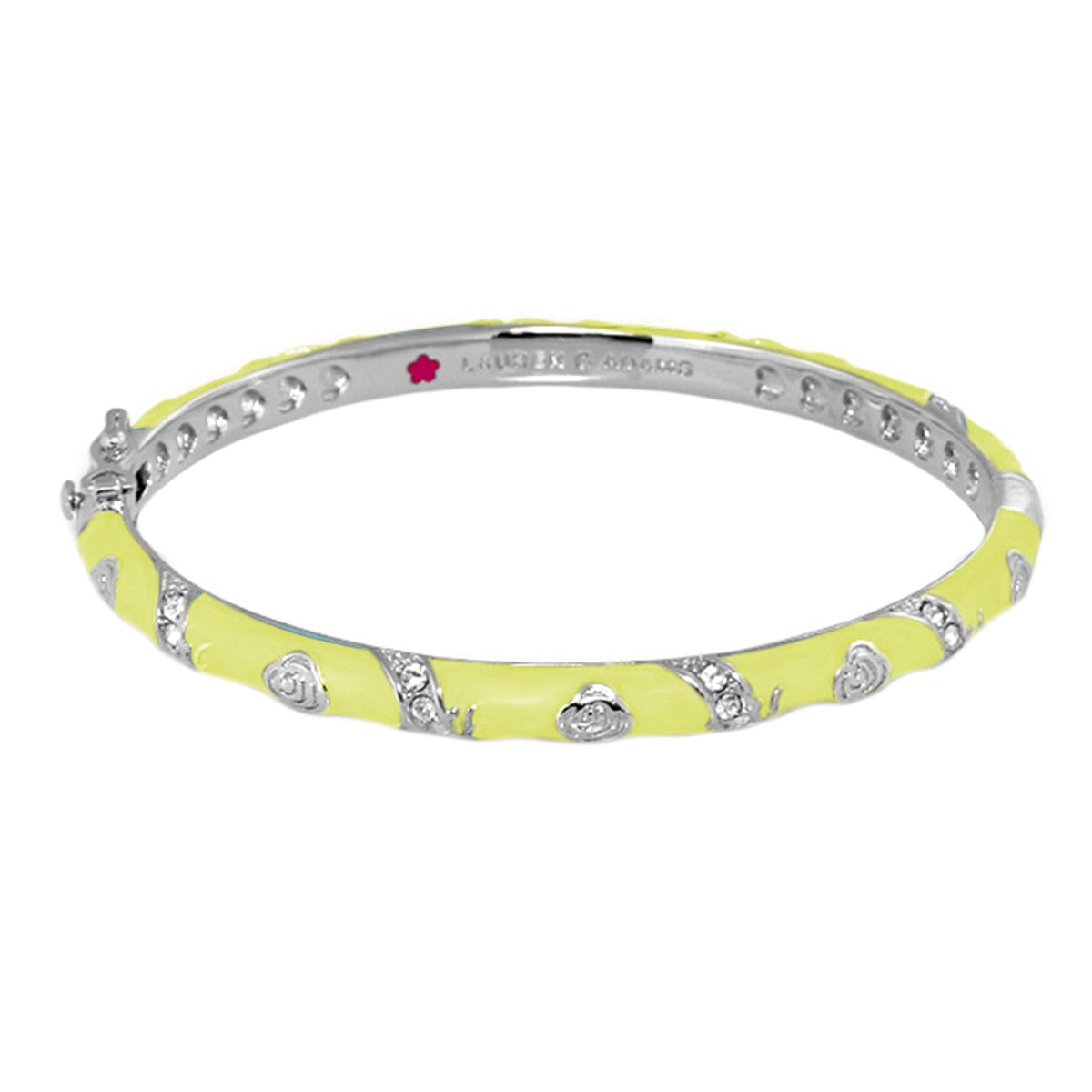 Stackable Fiesta Bangle — Heart & Pavé