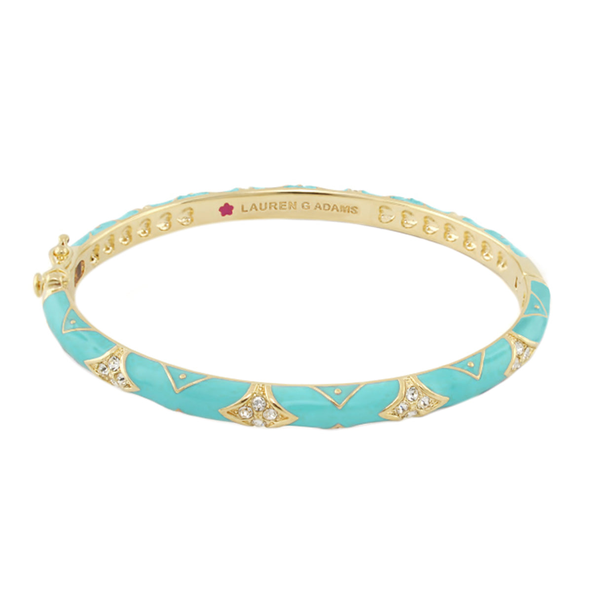 Stackable Fiesta Bangle — Quilted Pavé