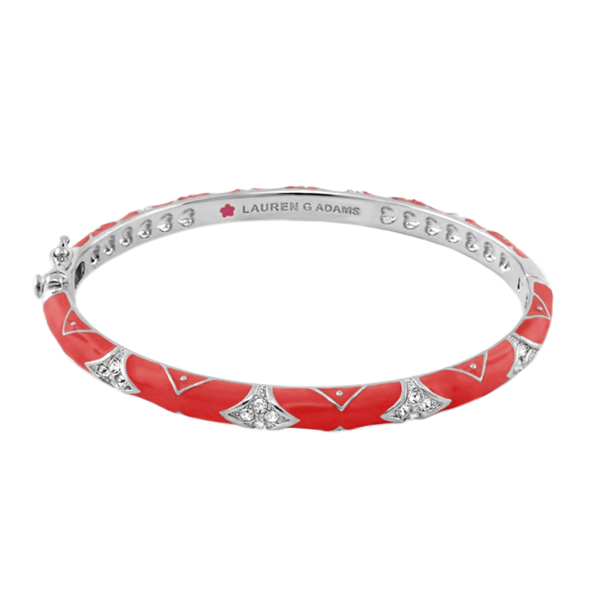 Stackable Fiesta Bangle — Quilted Pavé